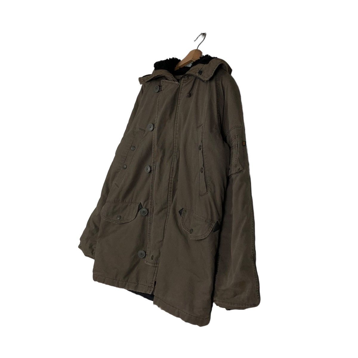 Alpha Industries 🔥VINTAGE CHORE JACKET CARGO ALPHA INDUSTRIES USA MILITARY Size US L / EU 52-54 / 3 - 2 Thumbnail