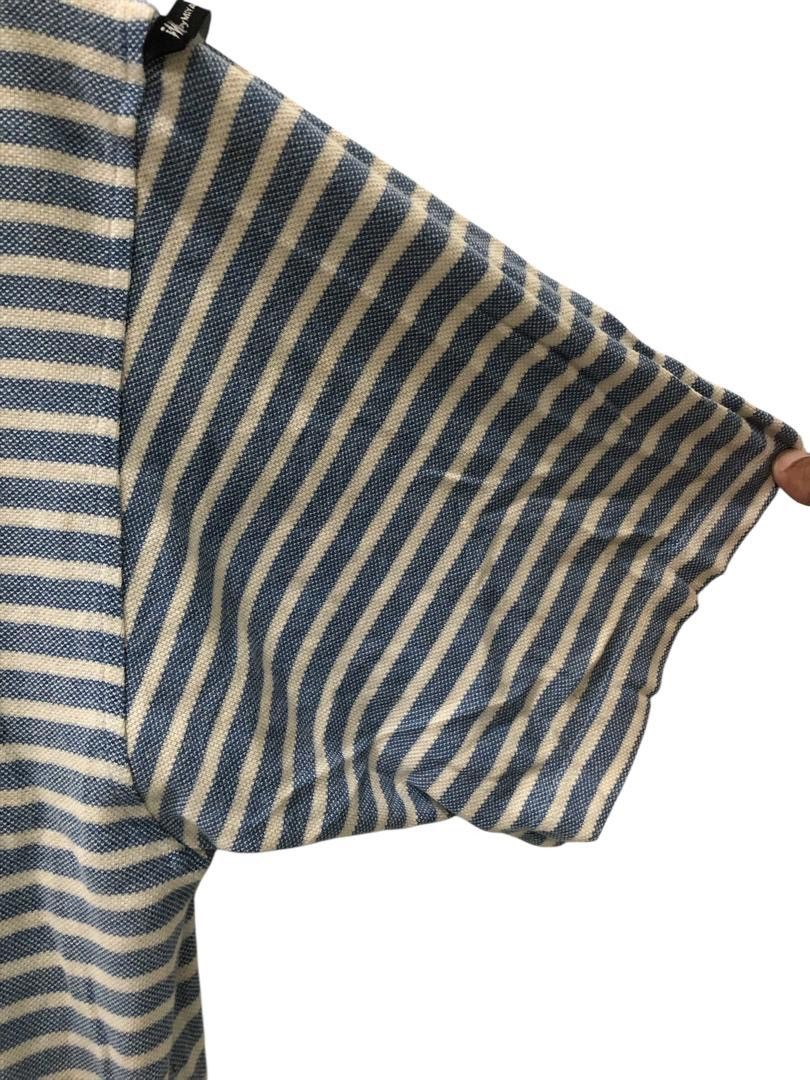Issey Miyake IM product Stripes Polo Shirts Size US XL / EU 56 / 4 - 5 Thumbnail