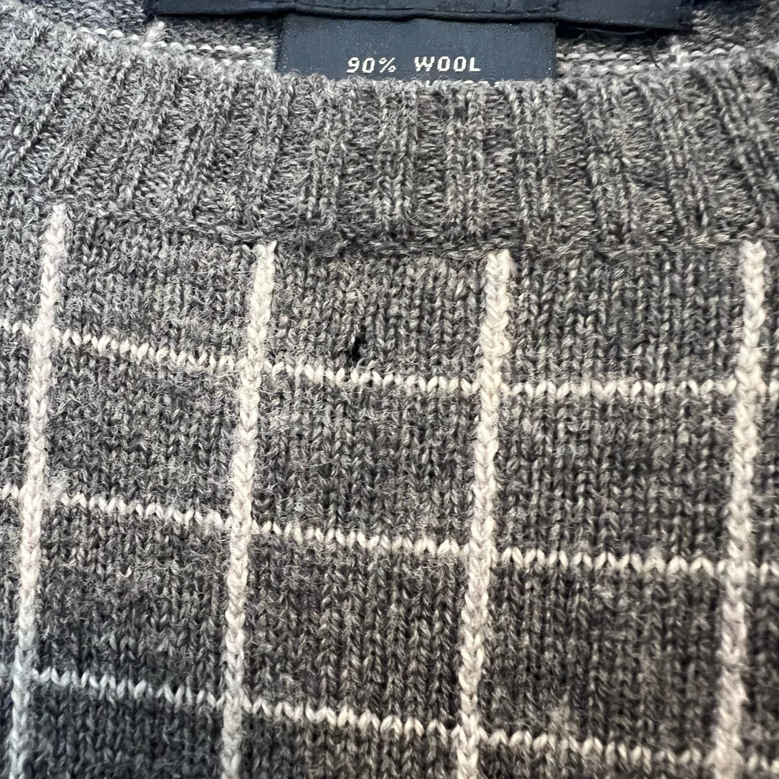 Polo Ralph Lauren Polo Golf Ralph Lauren Wool Gray Plaid Sweater Mens Size M Size US M / EU 48-50 / 2 - 5 Thumbnail