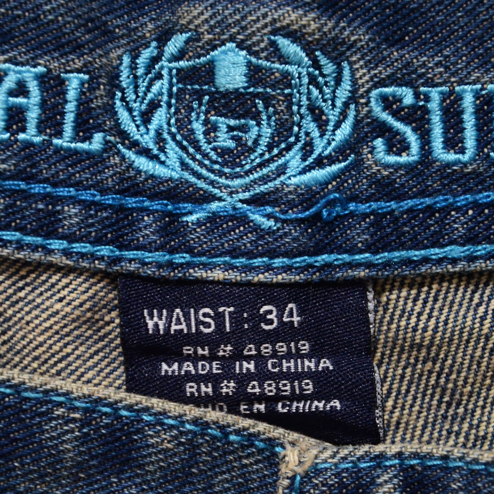 Phat Farm [Back Pocket Button Missing] Loose Fit 90s Hiphop Size US 34 / EU 50 - 5 Thumbnail