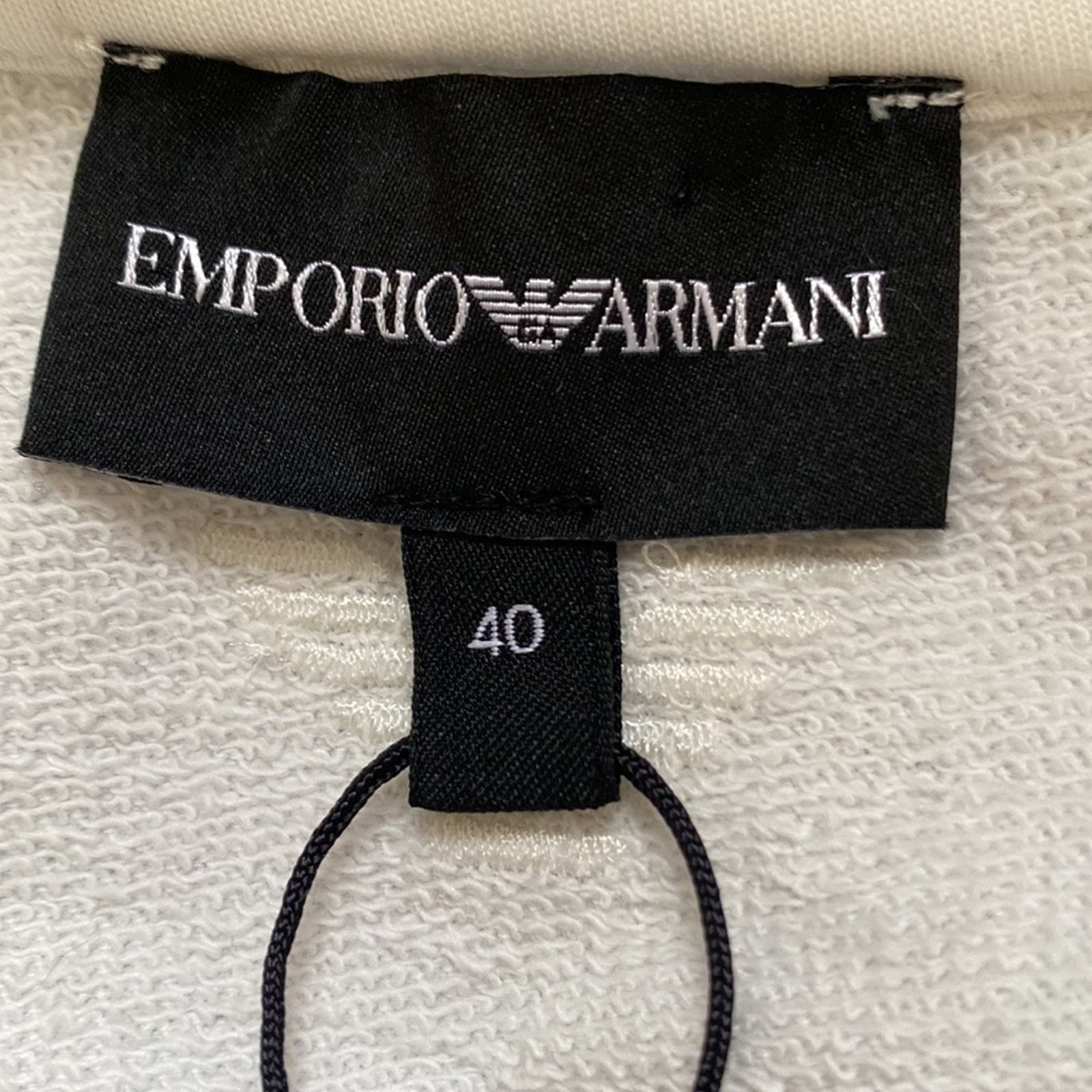 Emporio Armani Emporio Armani Mixed Media Sweatshirt NWT Size S / US 4 / IT 40 - 9 Thumbnail