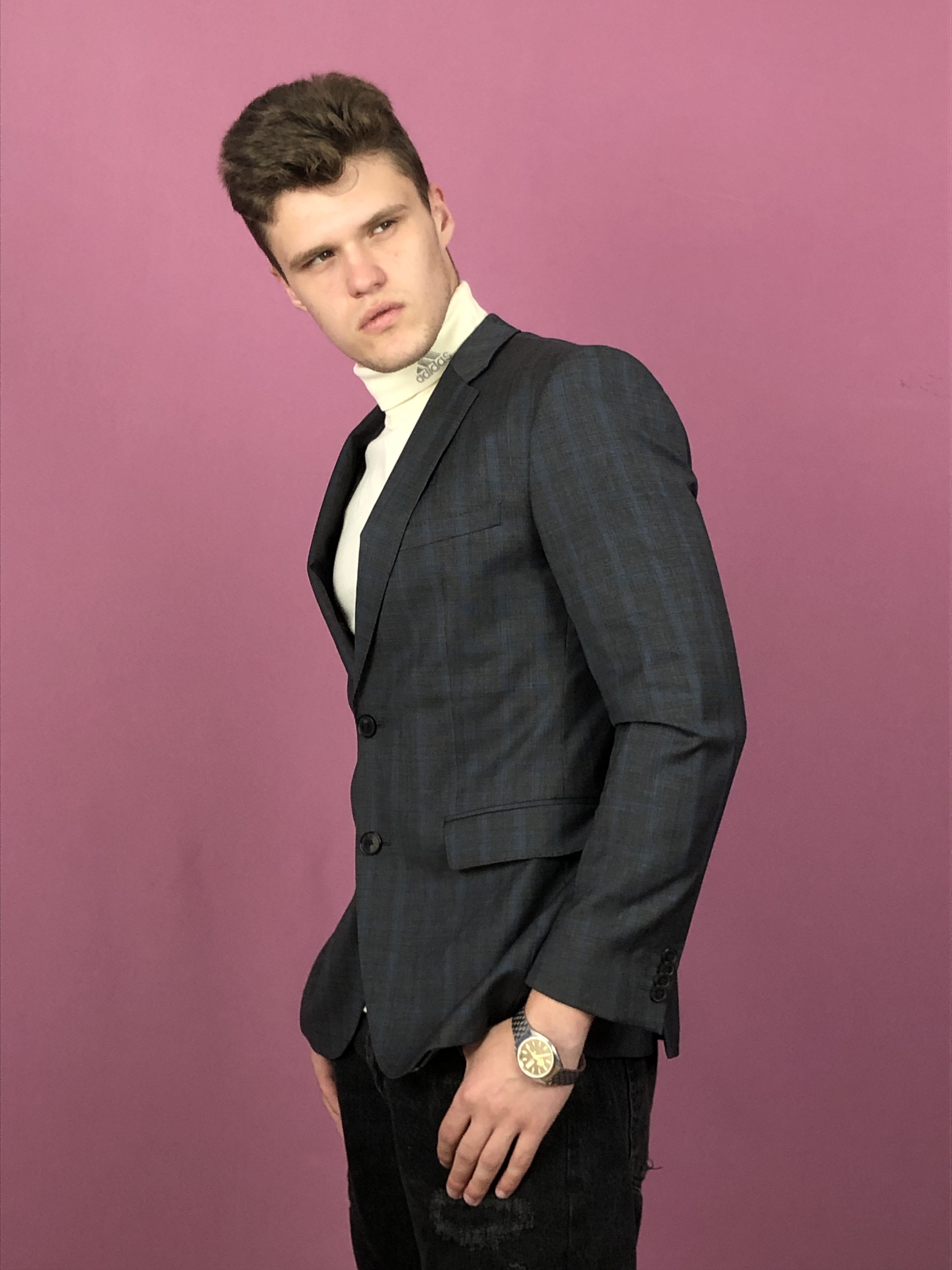 Hugo × Hugo Boss Hugo Boss Vintage Men's Suit Blazer Size 38R - 2 Thumbnail