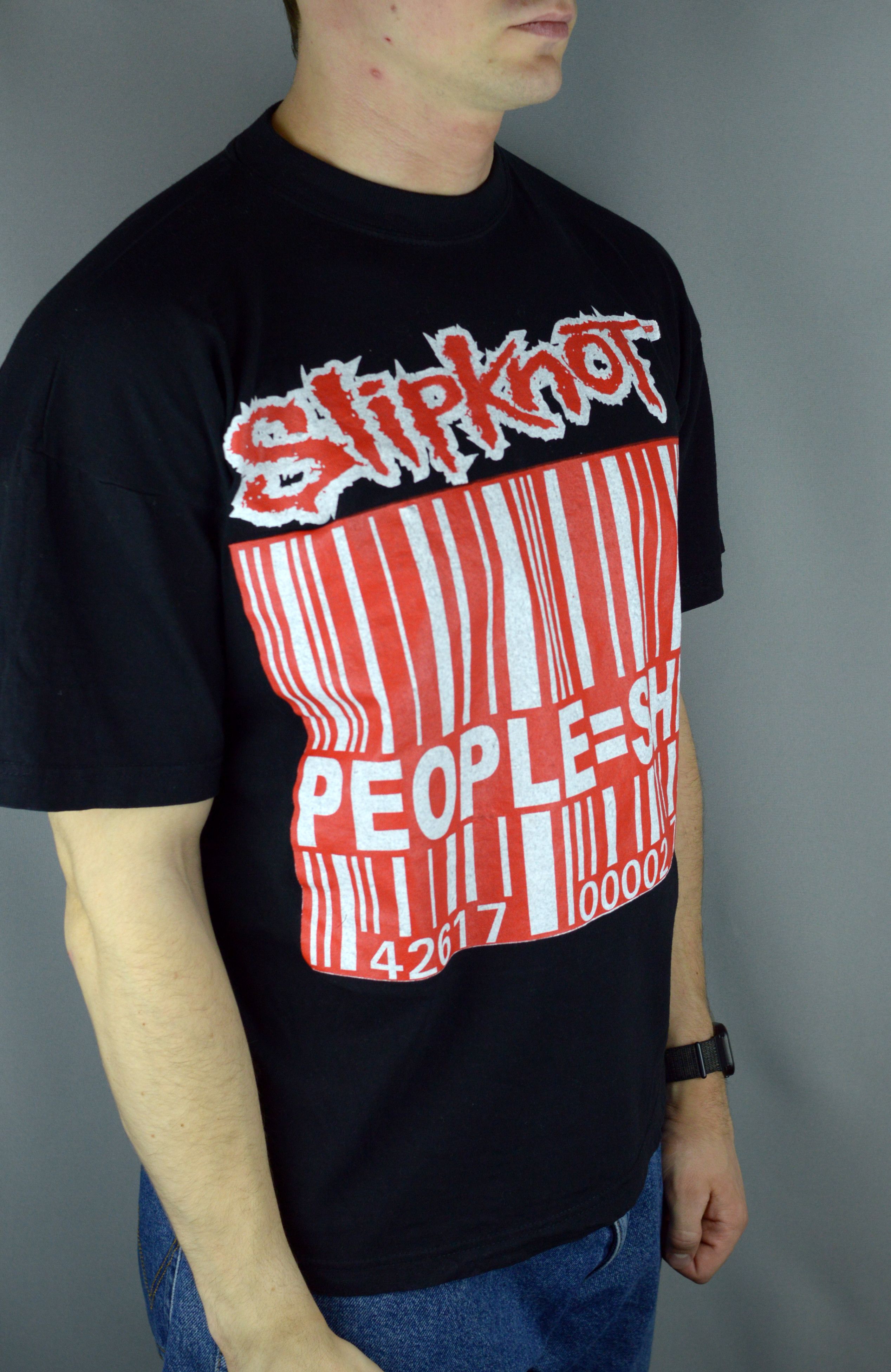 Slipknot × Vintage Vintage Slipknot People = Shit 2001 t shirt Size US L / EU 52-54 / 3 - 2 Thumbnail