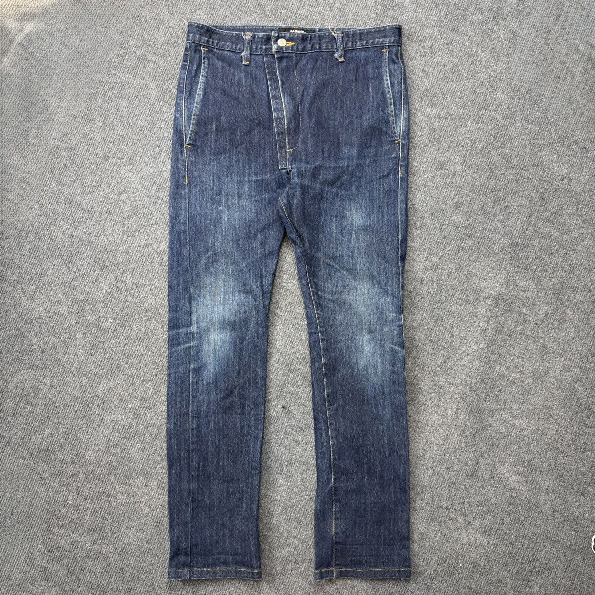 CABANE de ZUCCa CABANE DE ZUCCA ARCHIVE BUTTONS PANTS JEANS DENIM