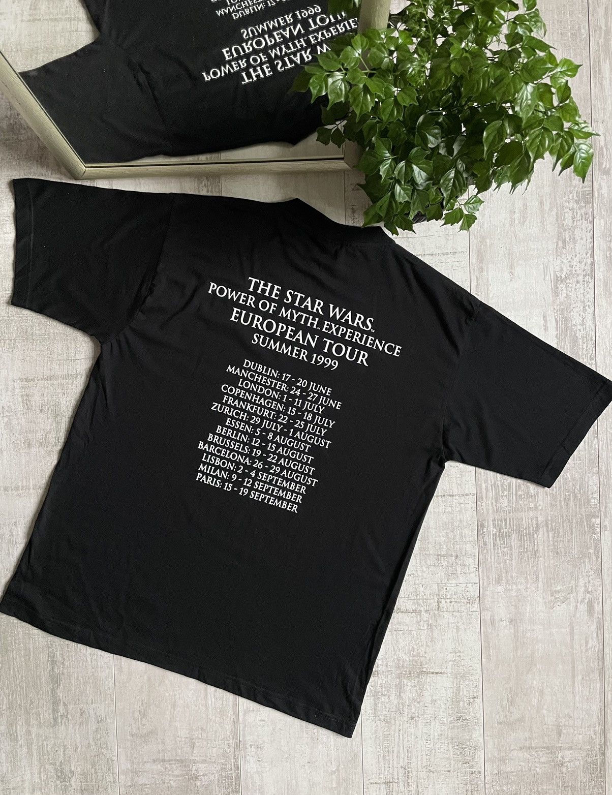 Star Wars × Vintage Star Wars 1999 Vintage Tee Episode 1 European Tour 90’s Size US XL / EU 56 / 4 - 2 Thumbnail
