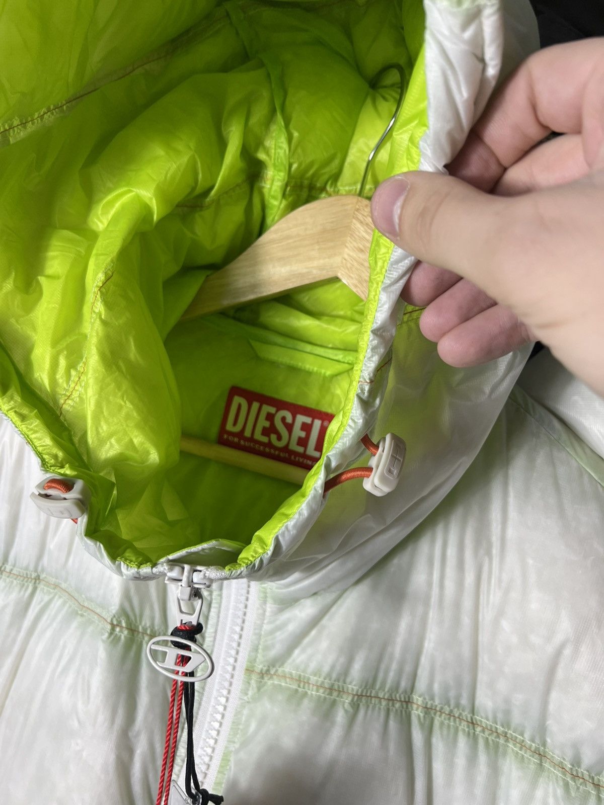 Diesel 🧊 DIESEL Down Puffer Jacket Gradient Baskin Giacca Size 48 Size US L / EU 52-54 / 3 - 12 Thumbnail