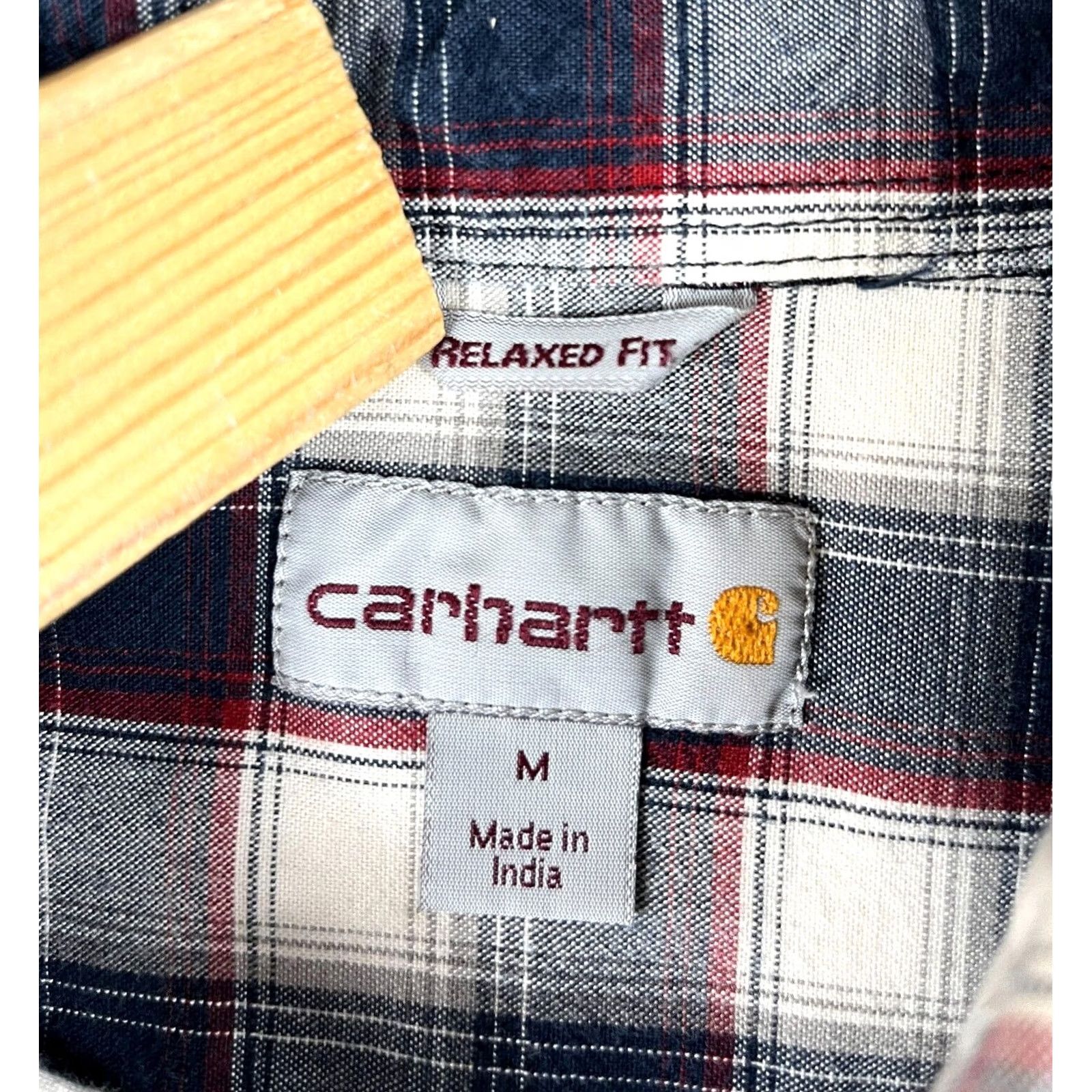Carhartt Carhartt Men's Short Sleeve Button-Down Shirt Relaxed Fit Plaid Sz M Multicolor Cotton Casual Size US M / EU 48-50 / 2 - 5 Thumbnail
