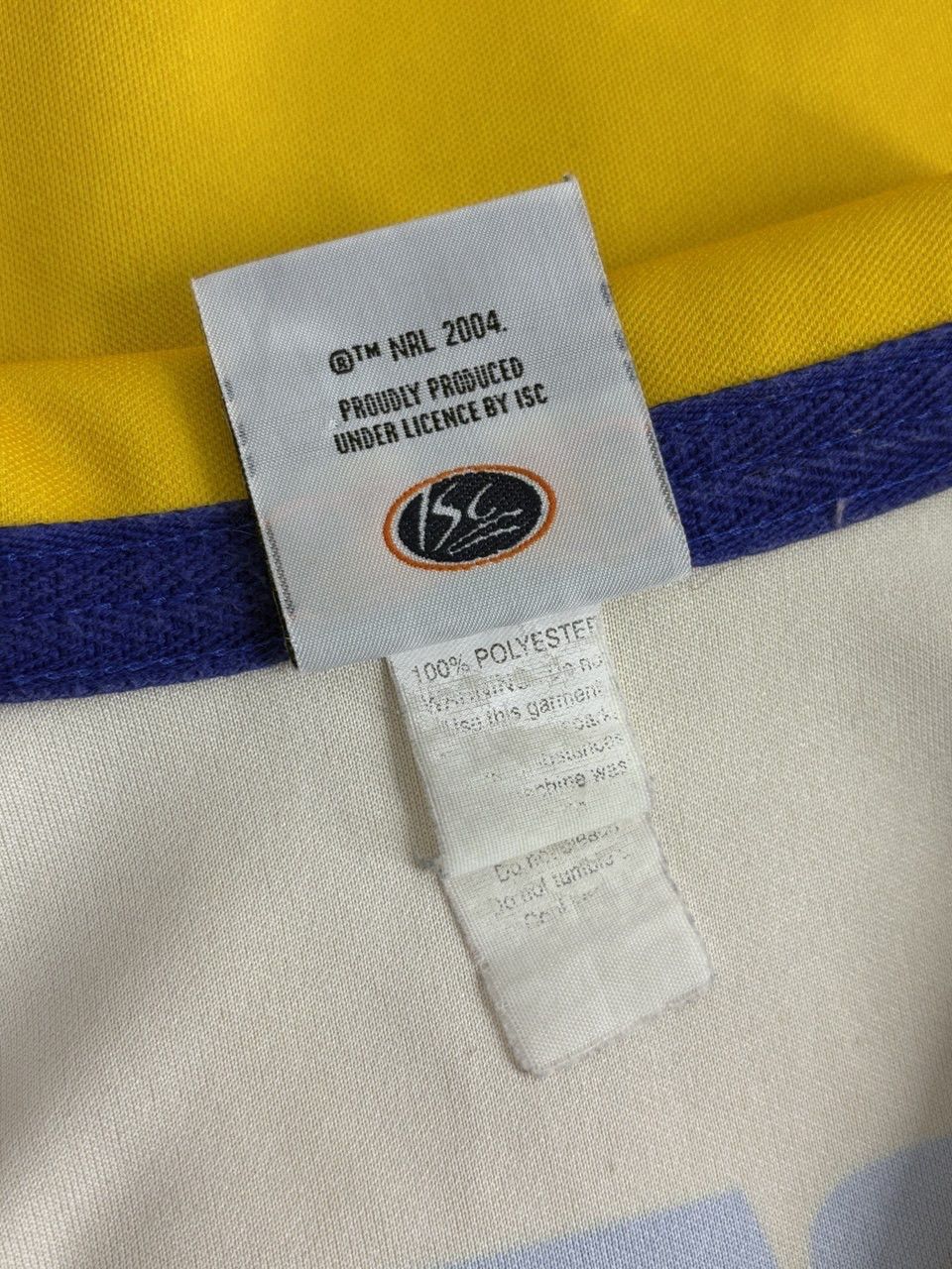 Rugby Ralph Lauren Rare Vintage ISC Parramatta Eels NRL Licensed Jersey Size US L / EU 52-54 / 3 - 18 Thumbnail