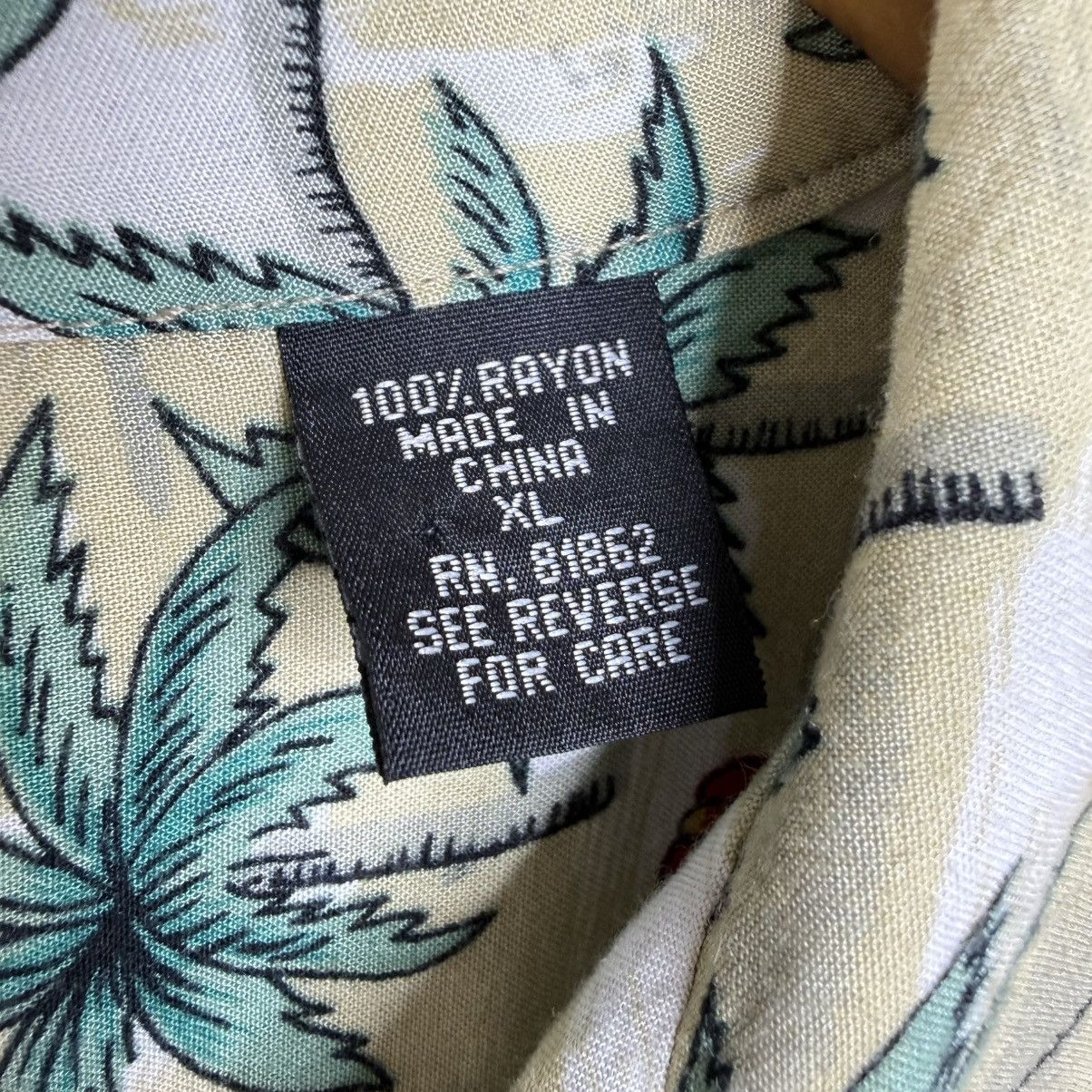 Other Vintage 90s Hawaiian Button Up Shirt Men’s XL Hula Tiki Size US XL / EU 56 / 4 - 3 Thumbnail