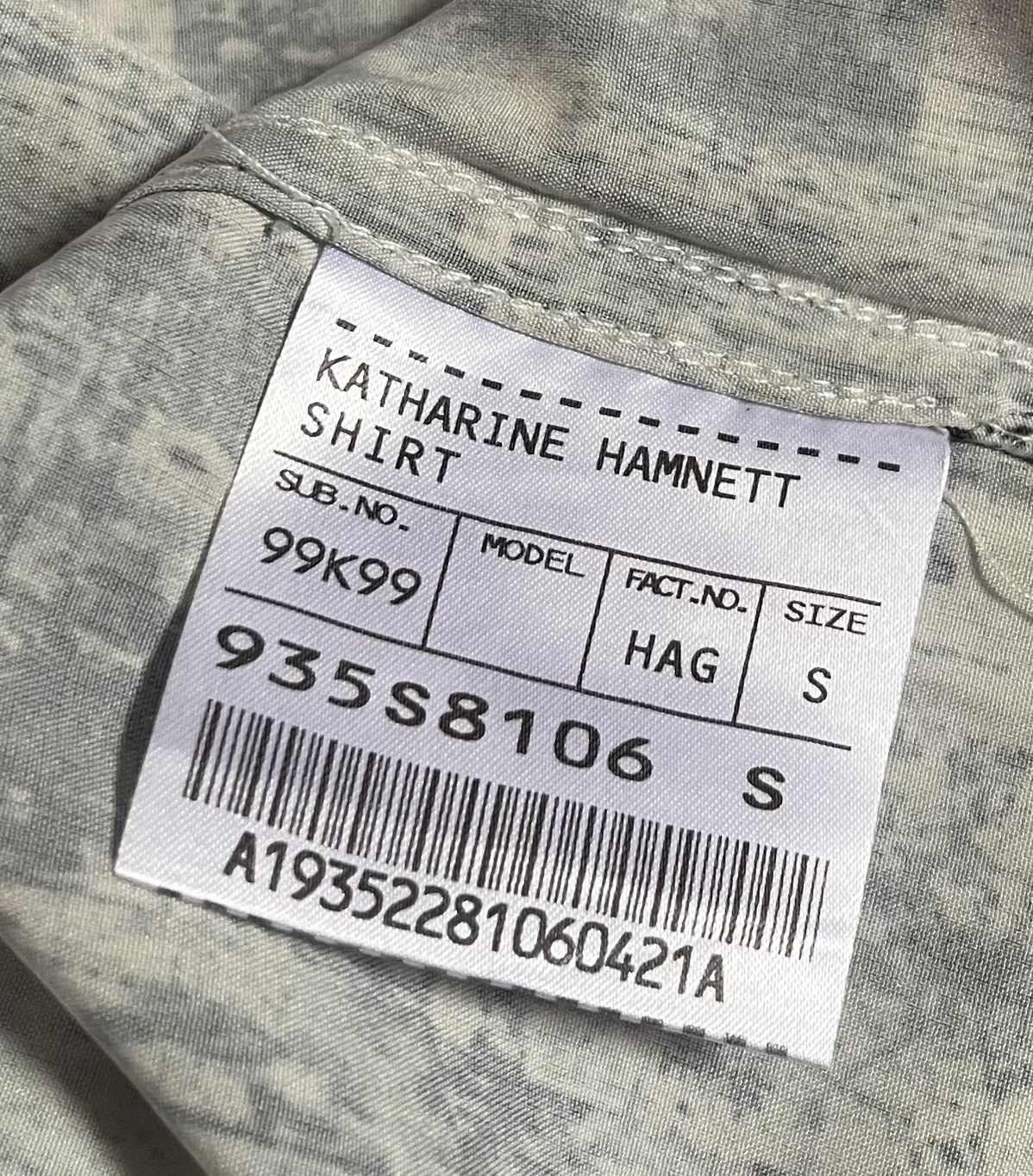 Katharine Hamnett London TAX FREE 🇺🇸 katharine hamnett abstract printed camp shirt Size US S / EU 44-46 / 1 - 4 Thumbnail