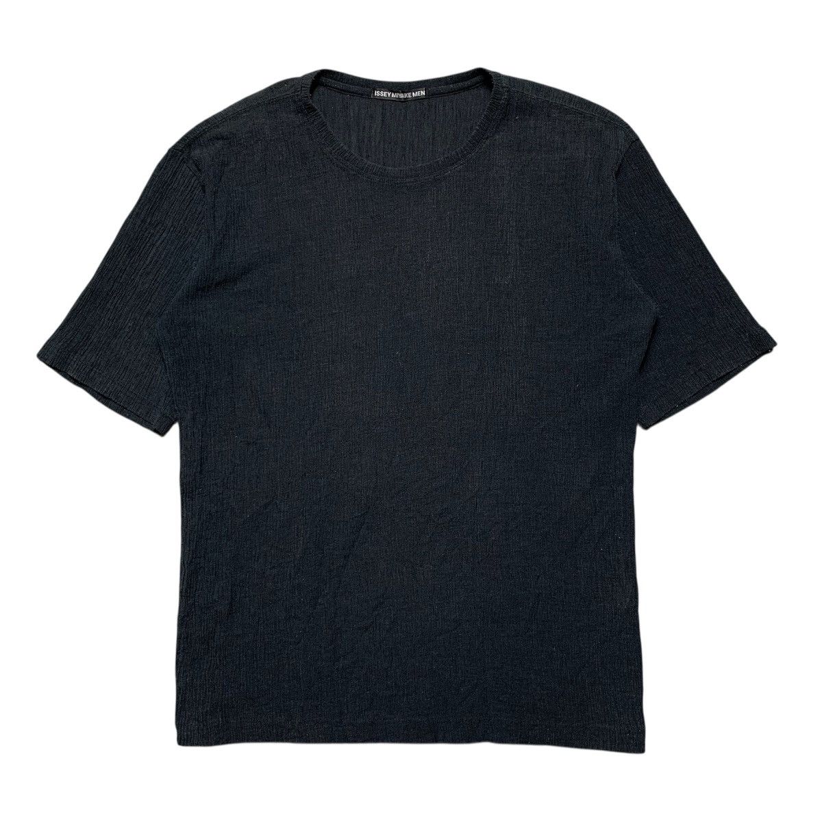 Issey Miyake Issey Miyake Men Ribbed Tshirt Black Size US L / EU 52-54 / 3 - 1 Thumbnail