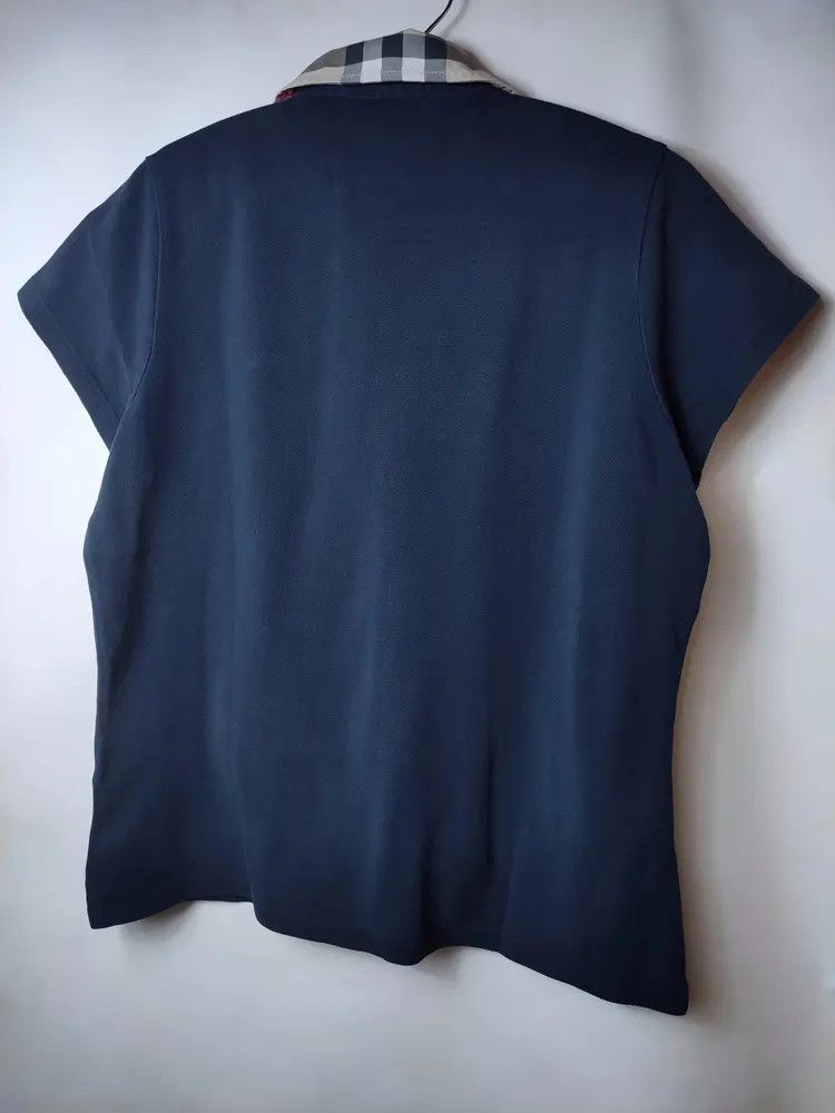 Burberry Burberry Brit Nova Check Navy Polo t-shirt Size XL / US 12-14 / IT 48-50 - 6 Thumbnail