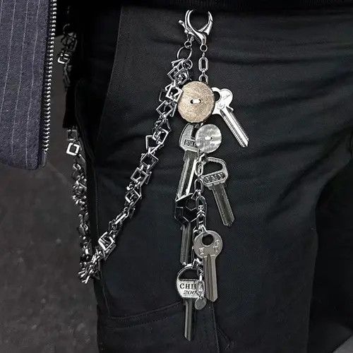 Japanese Brand Chiaki x Erika Punk grunge rock keychain gothic charm Size ONE SIZE - 7 Thumbnail
