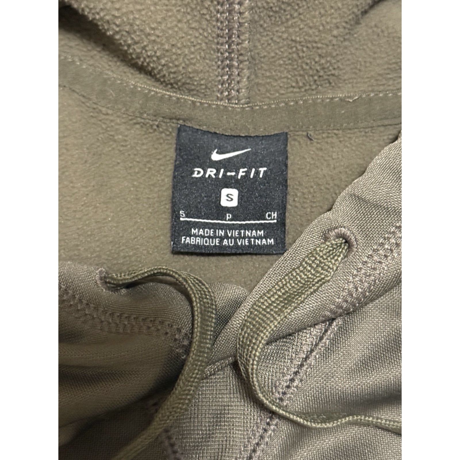 Nike Nike Hoodie Mens Small Pullover Green Army Logo Hooded Sweatshirt Size US S / EU 44-46 / 1 - 6 Thumbnail