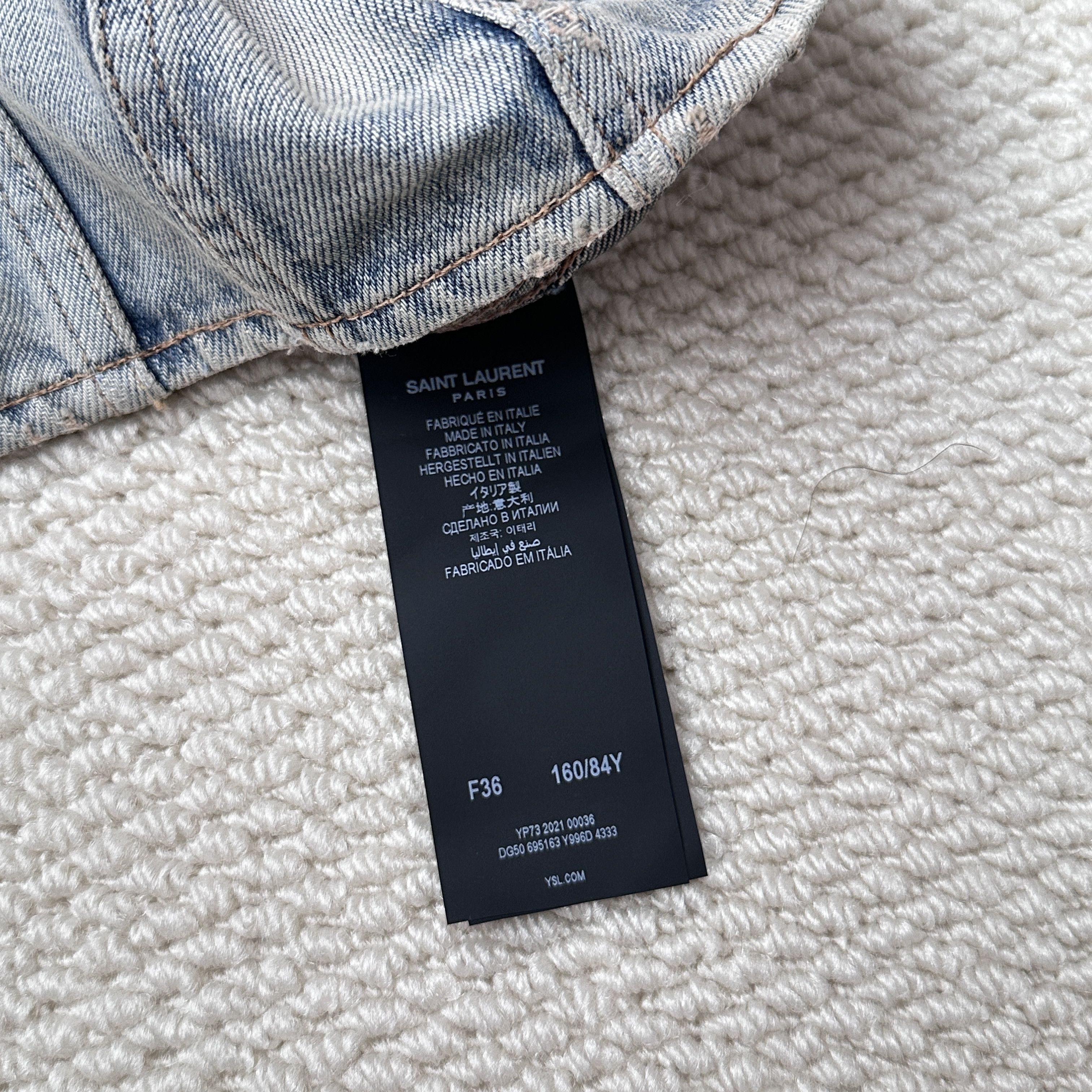 Saint Laurent Paris Saint Laurent denim top Size XS / US 0-2 / IT 36-38 - 6 Thumbnail