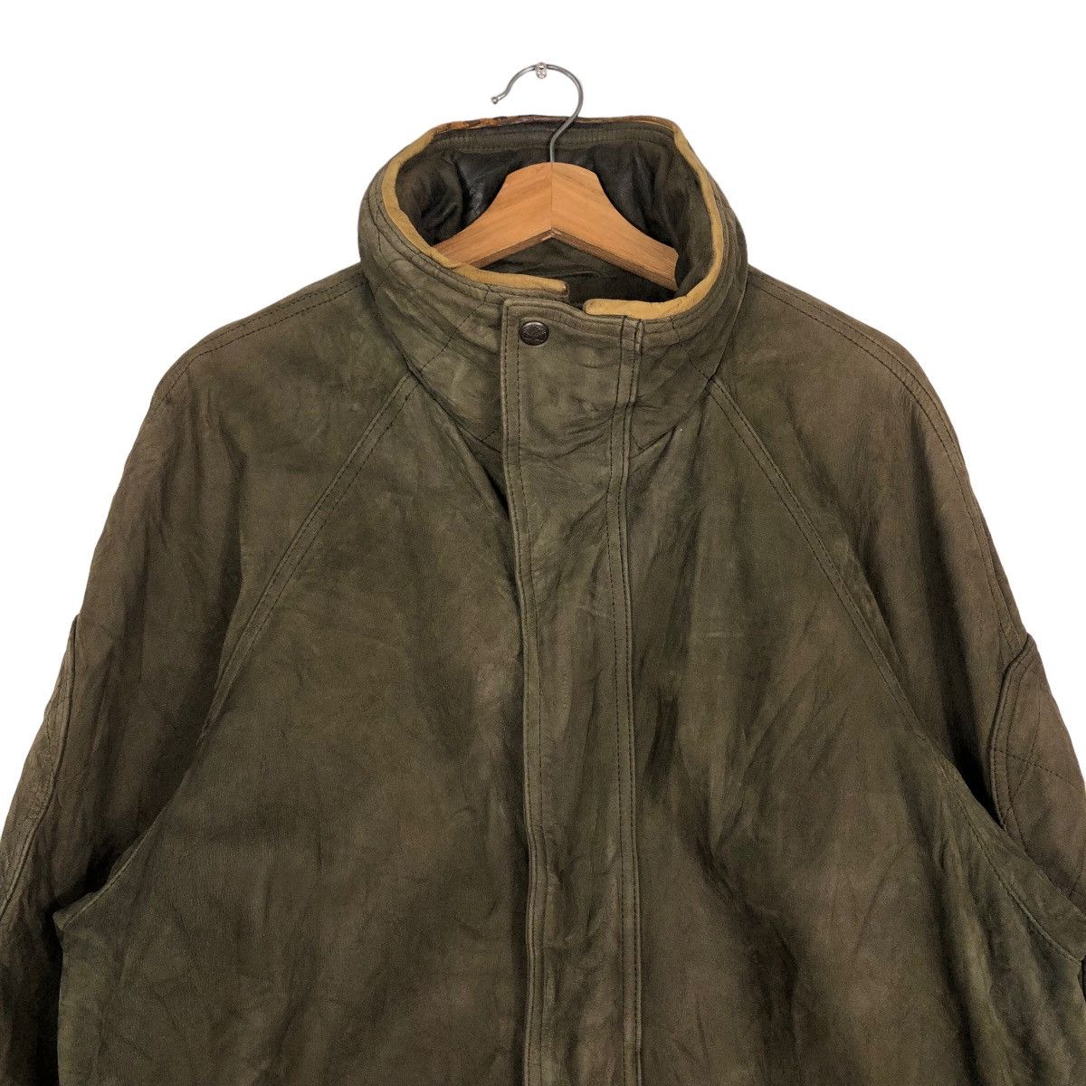 Timberland 🔥Vintage Genuine Leather Jacket Biker Timberland Bondage Size US S / EU 44-46 / 1 - 3 Thumbnail