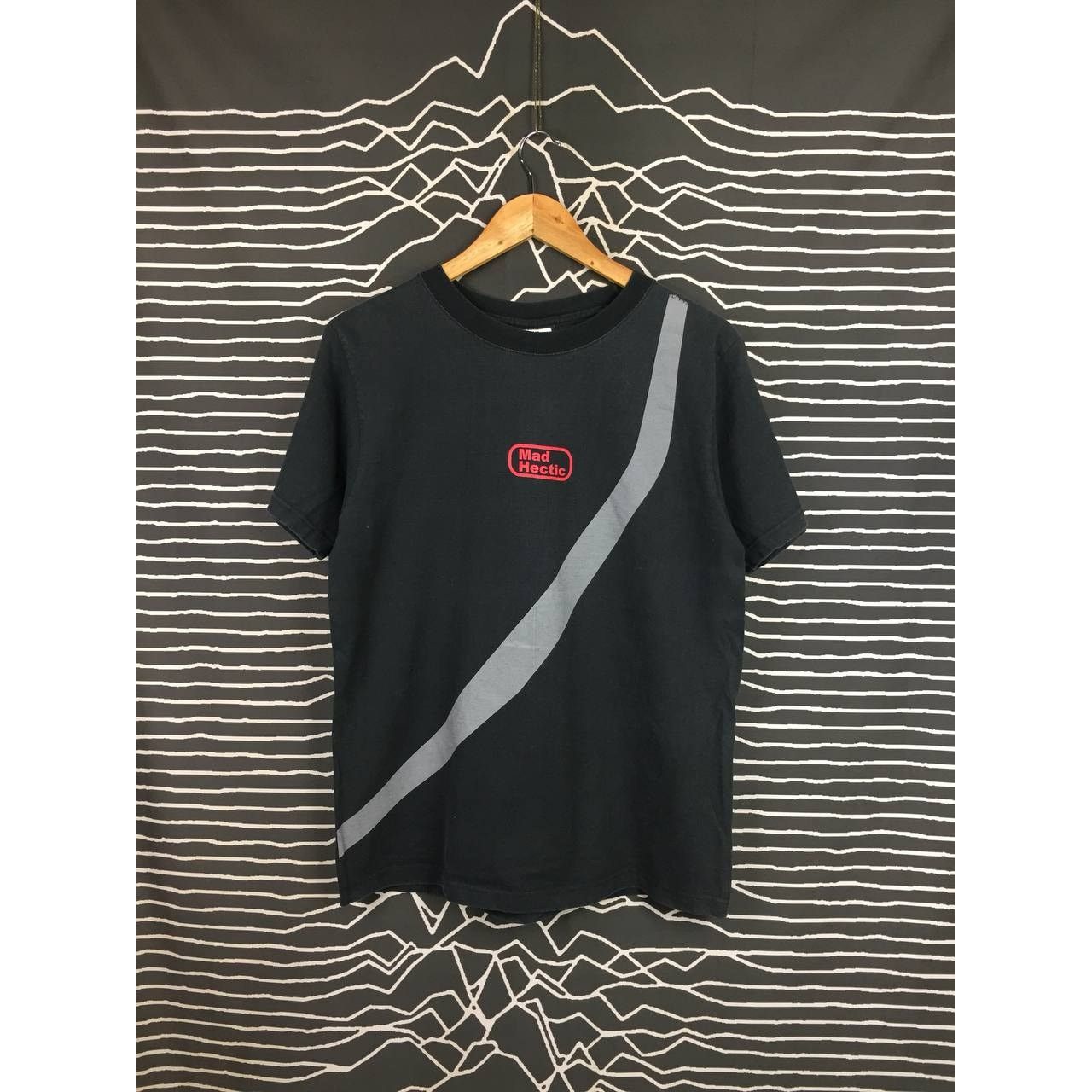 Japanese Brand Mad Hectic Japanese Streetwear Diagonal Stripe Tee Size US M / EU 48-50 / 2 - 1 Thumbnail
