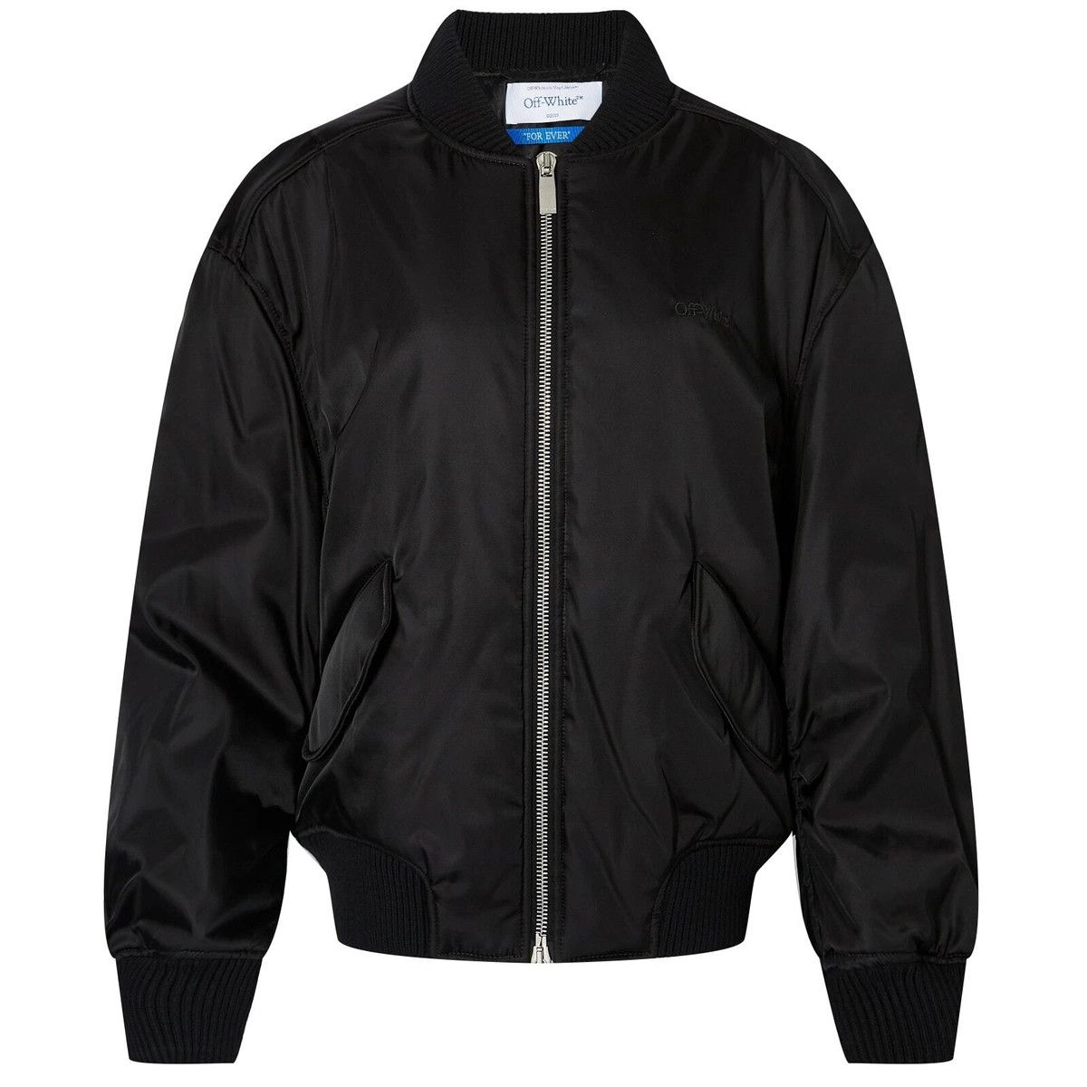 Off-White o1y1125 Bomber Jacket in Black Size XS / US 0-2 / IT 36-38 - 1 Thumbnail