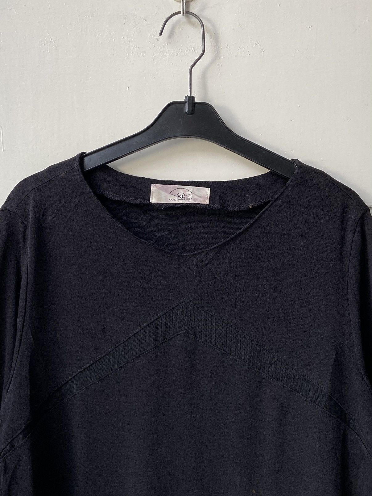 Karl Lagerfeld KARL LAGERFELD Black Blouse Size XS / US 0-2 / IT 36-38 - 11 Thumbnail