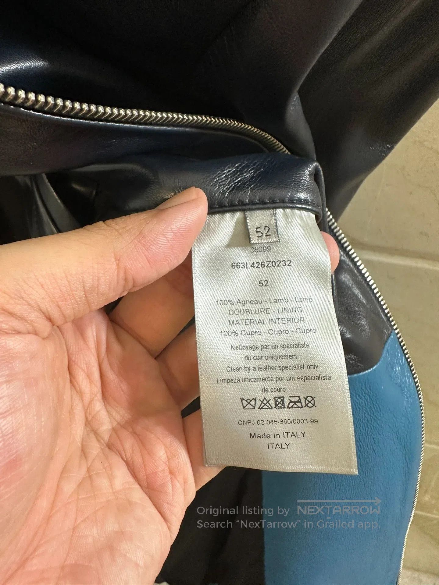 Dior Dior Lambskin Zip. Size US L / EU 52-54 / 3 - 6 Thumbnail