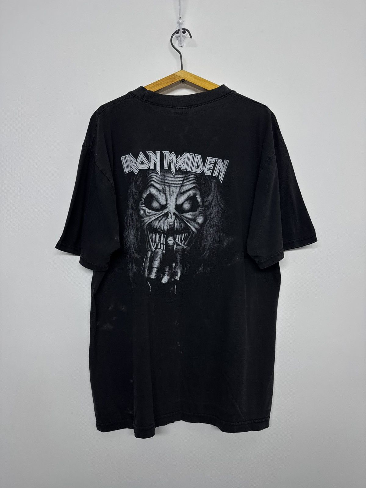 Iron Maiden Vtg Iron Maiden Band T Shirt Best Of The Beast Eddie 90s Size US M / EU 48-50 / 2 - 3 Thumbnail
