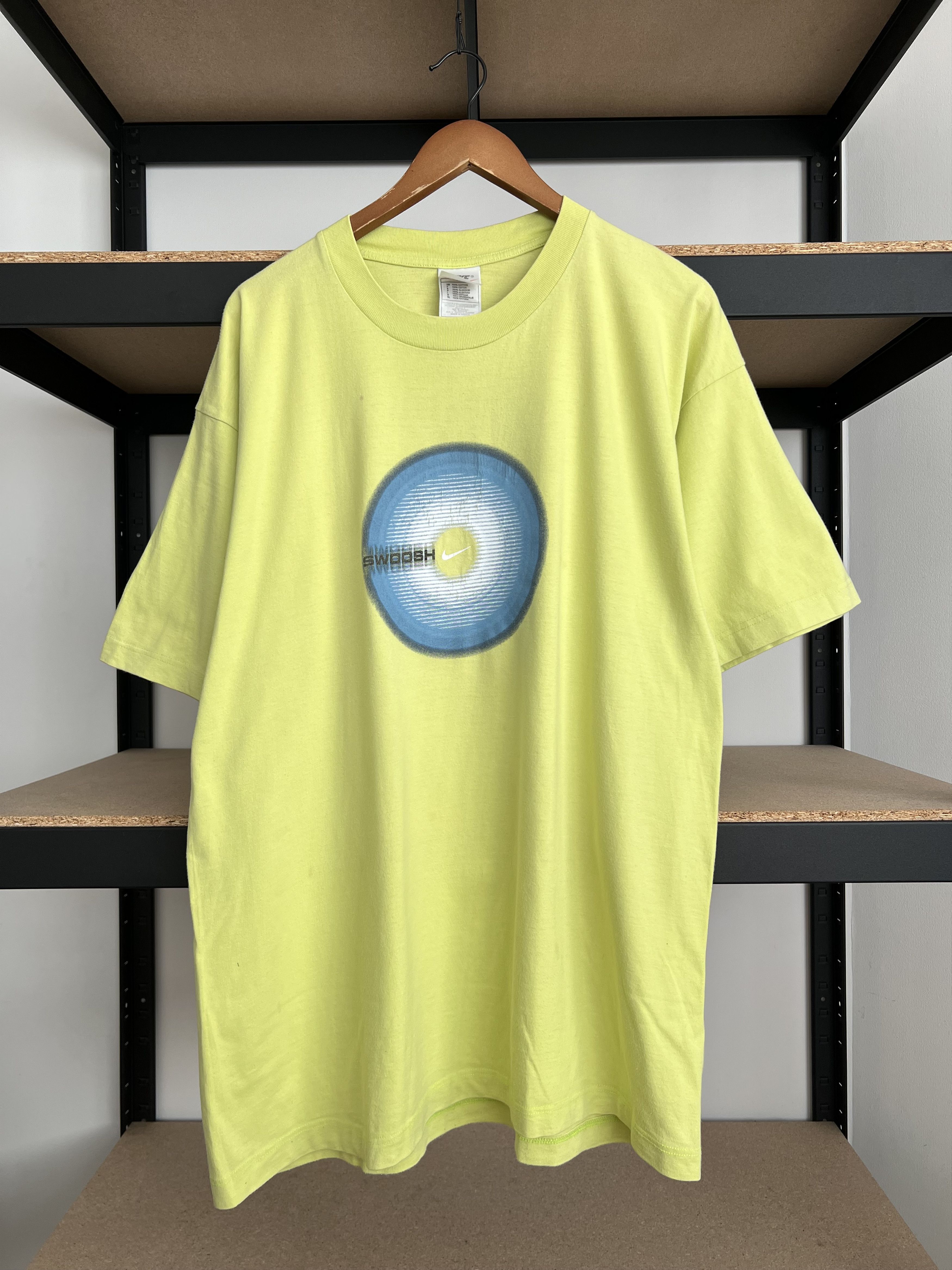 Nike Vintage 90s Nike Swoosh T-shirt Size US XL / EU 56 / 4 - 1 Thumbnail