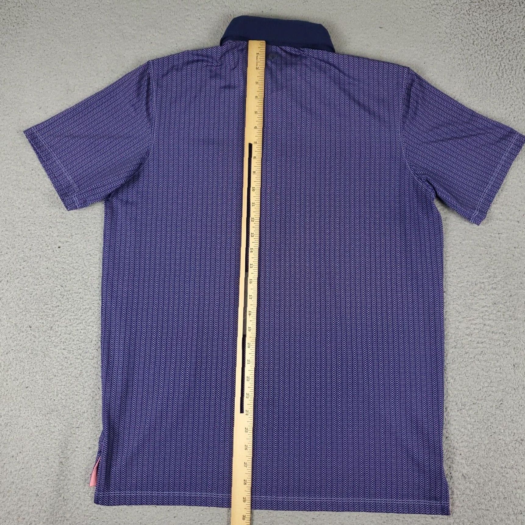 Vintage Greyson Polo Shirt Mens Size Medium Purple Geometric Wolf Golf Short Sleeve Size US M / EU 48-50 / 2 - 5 Thumbnail