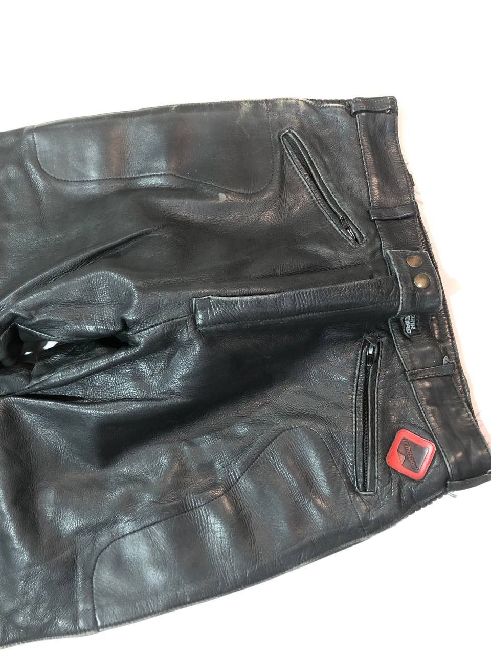 Vintage Frank Thomas Racing Moto Leather Pants Vintage Size US 34 / EU 50 - 4 Thumbnail