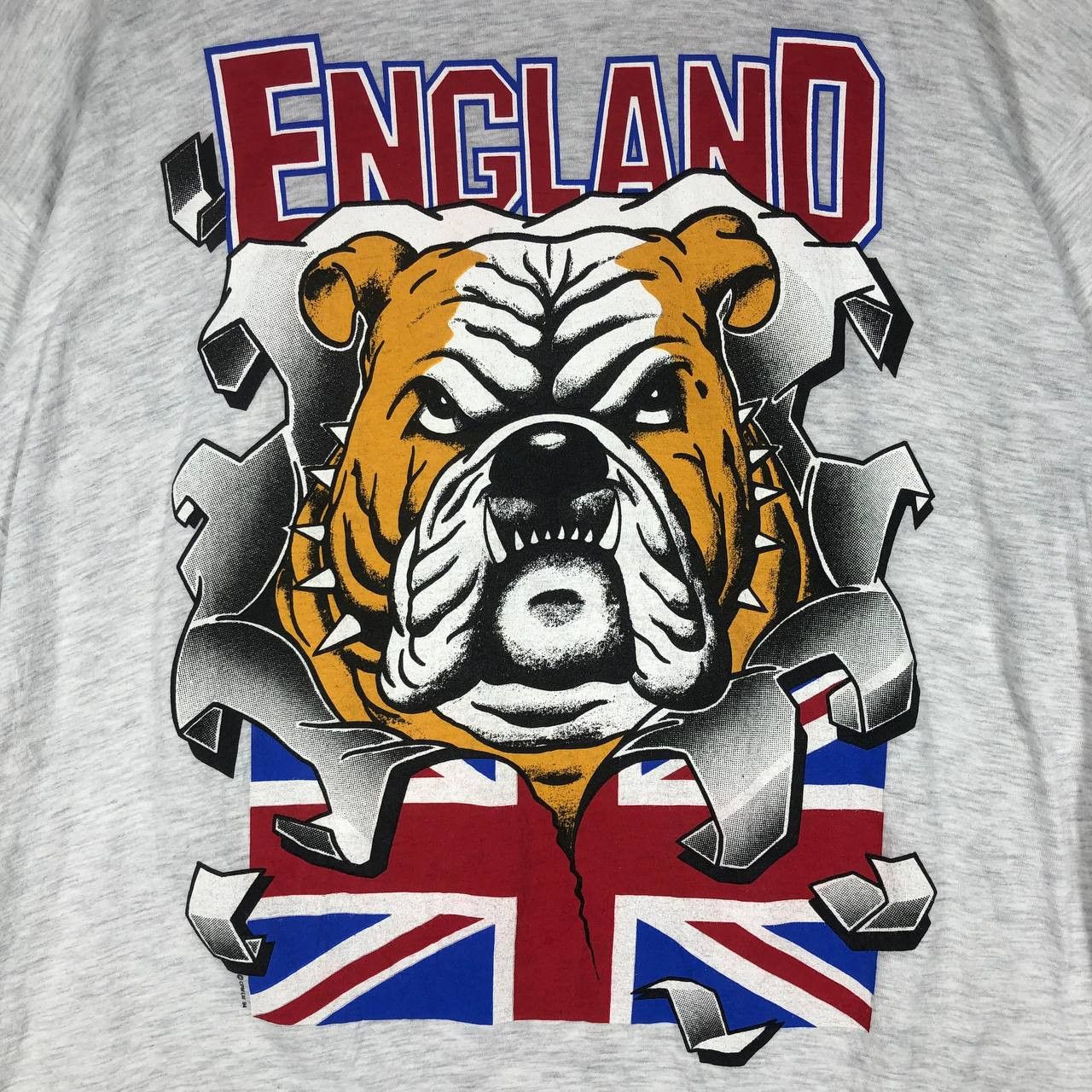 Hanes Vintage 1994 England Bull Dogs T-Shirt Size US XL / EU 56 / 4 - 5 Thumbnail