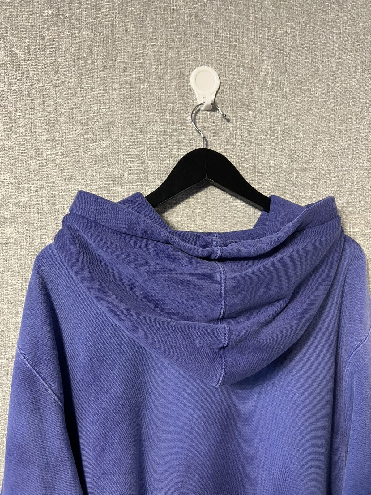 Gucci Gucci Blue Washed Effect Knit Interlocking GG Print Hoodie Size US M / EU 48-50 / 2 - 15 Thumbnail