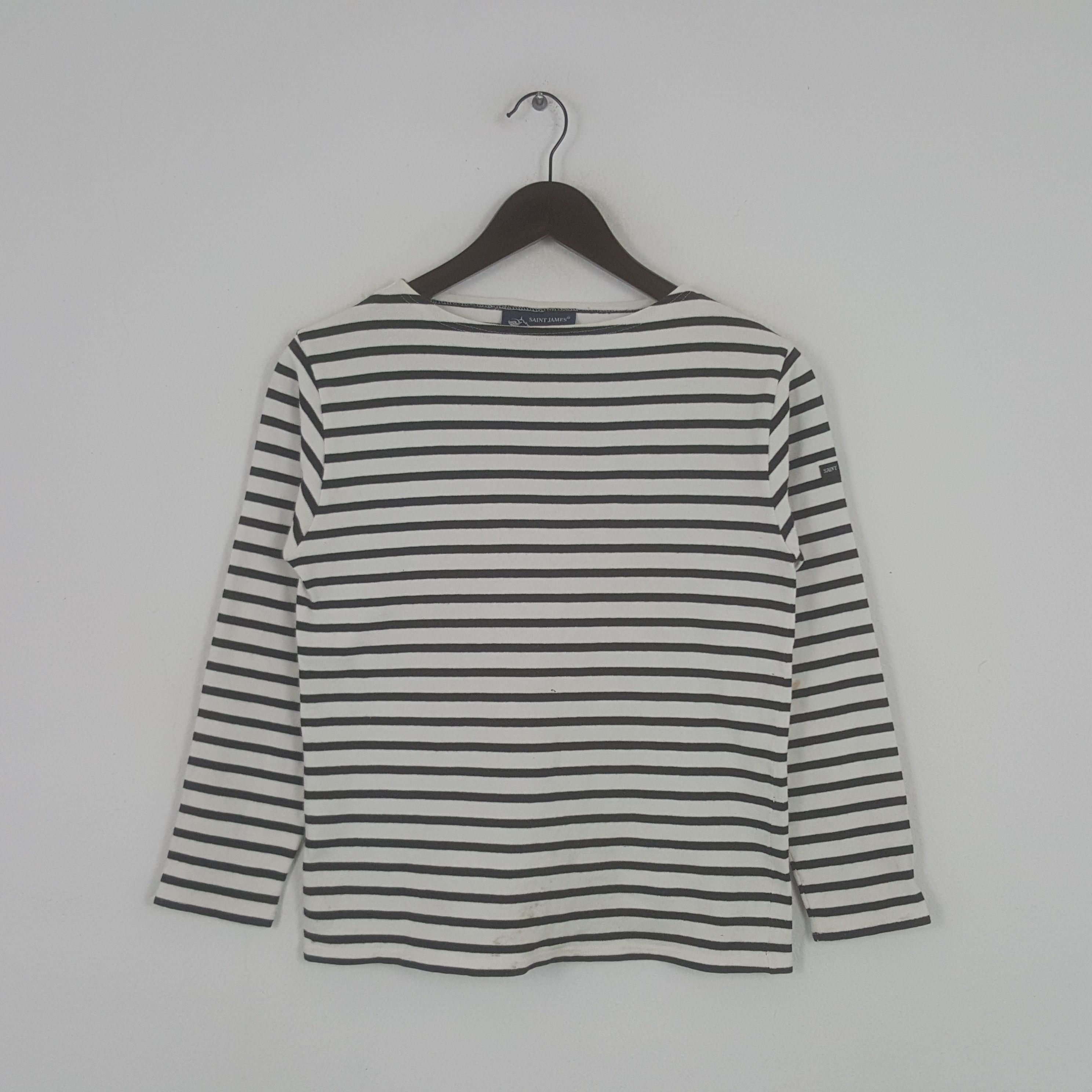 Vintage Saint James Striped Long Sleeve Tshirt
