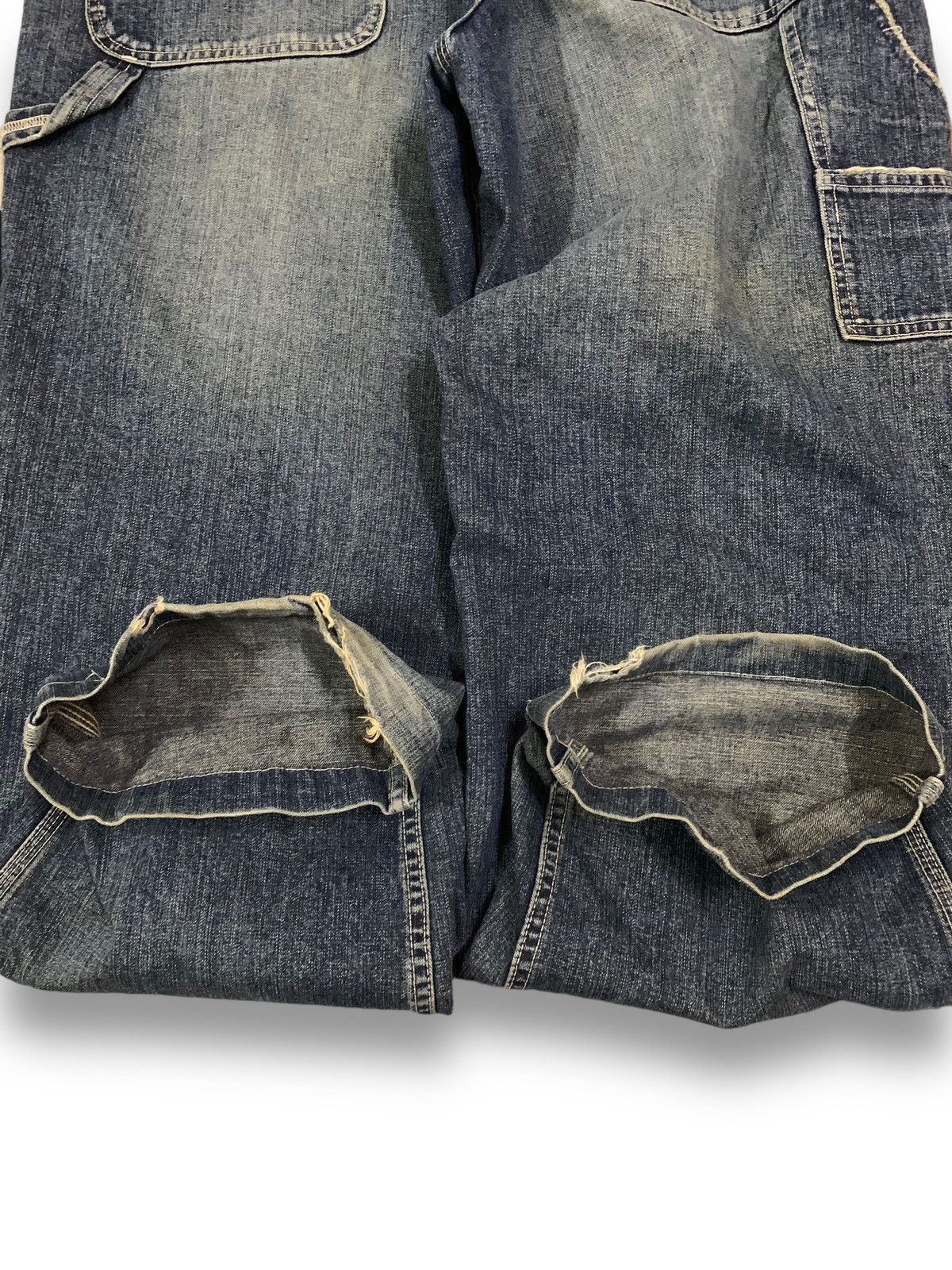 JNCO Vintage Japanese Big John Baggy Distressed Carpenter Jeans Size US 34 / EU 50 - 15 Thumbnail