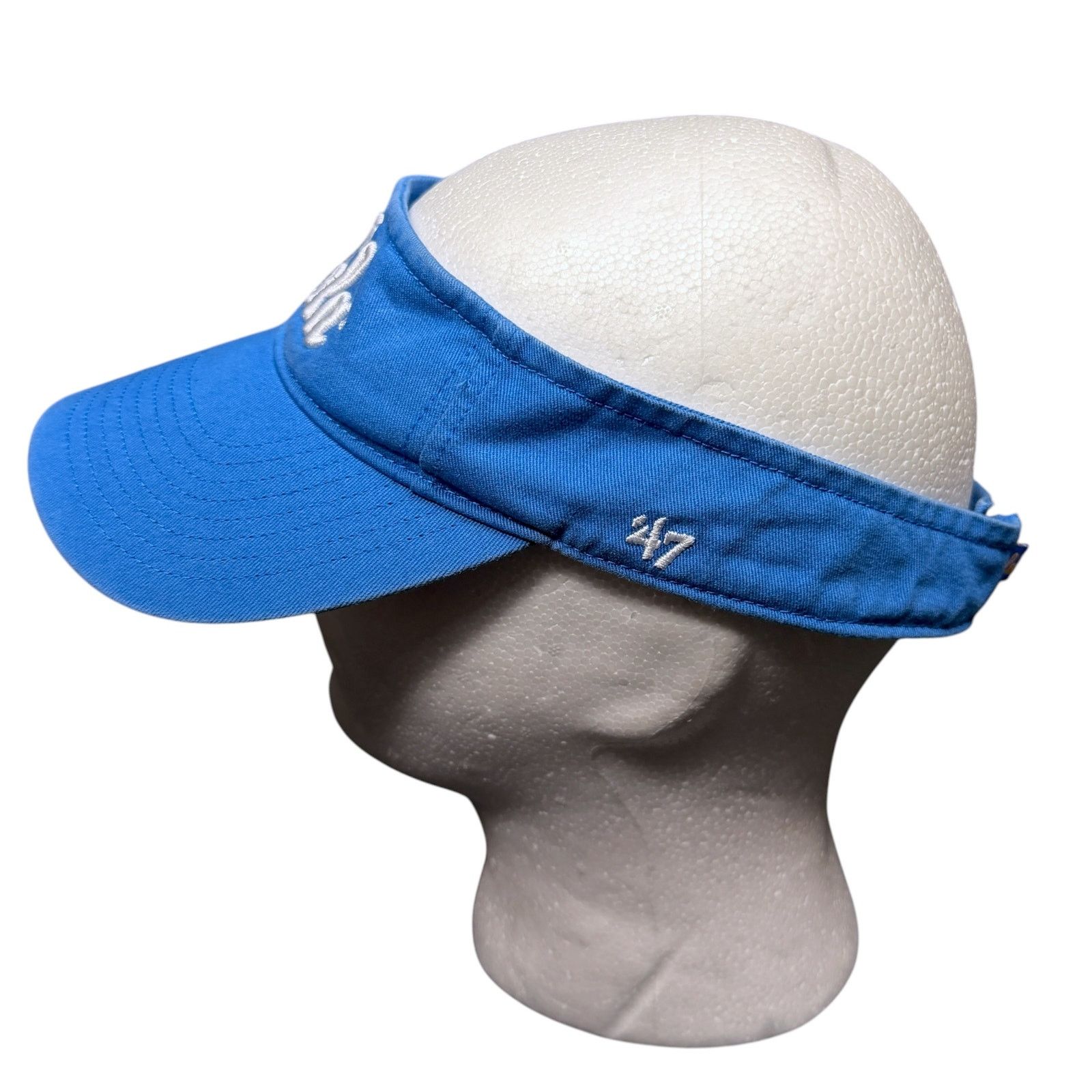 47 Brand UCLA Bruins '47 Clean Up Light Blue White Spellout Visor Size ONE SIZE - 3 Thumbnail