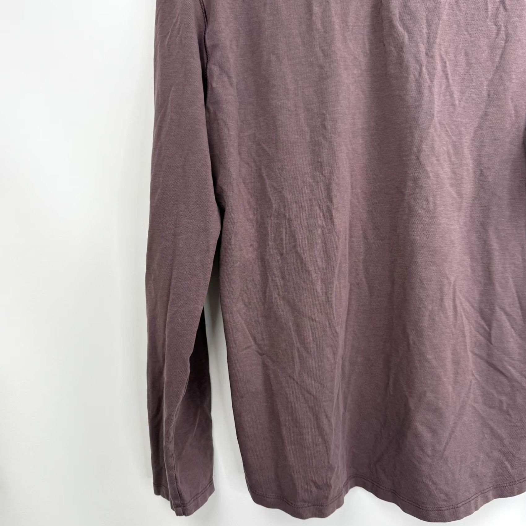 Lululemon Lululemon Henley Shirt Mens M Long Sleeve Brown Lightweight Modal Blend Shirt Size US M / EU 48-50 / 2 - 6 Thumbnail
