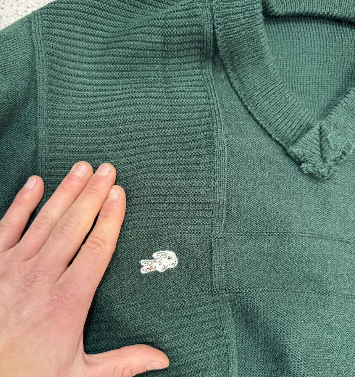 Lacoste Lacoste Chemise Vintage Green Sweater M Made in France Logo Size US M / EU 48-50 / 2 - 11 Thumbnail