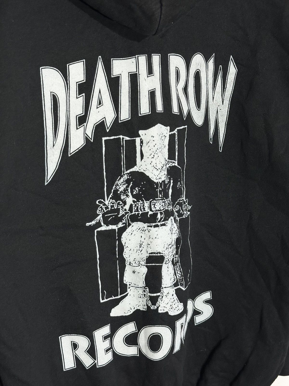 Band Tees Vintage Death Row Records Graphic Hoodie Size US L / EU 52-54 / 3 - 4 Thumbnail
