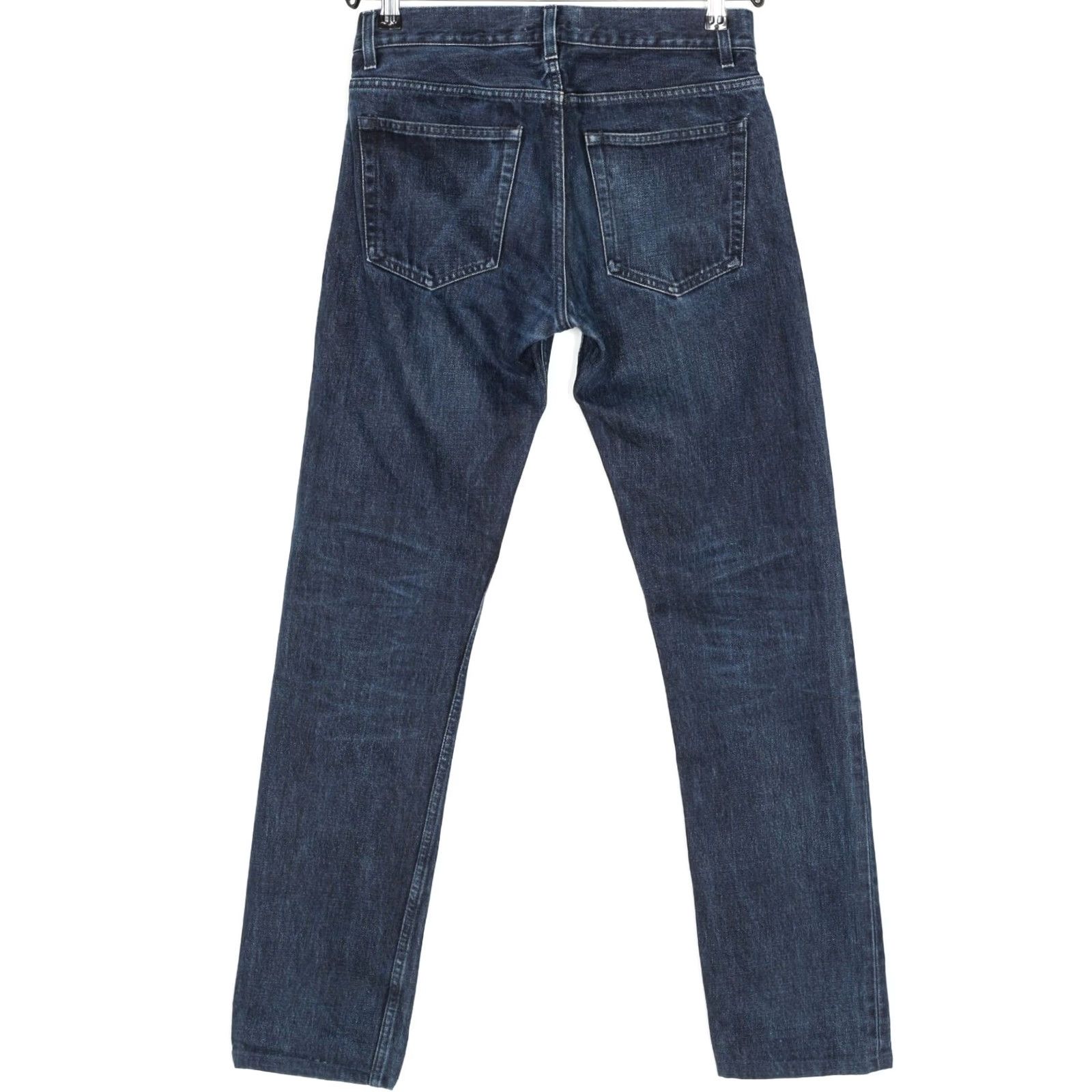 Acne Studios ACNE STUDIOS ROC DRAKE Straight Selvedge Jeans Men 30 W30 L32 Blue Denim 5-Pocket Slim Rise Mid 10-12in DZ4385 Jeans Mens Size US 30 / EU 46 - 3 Thumbnail