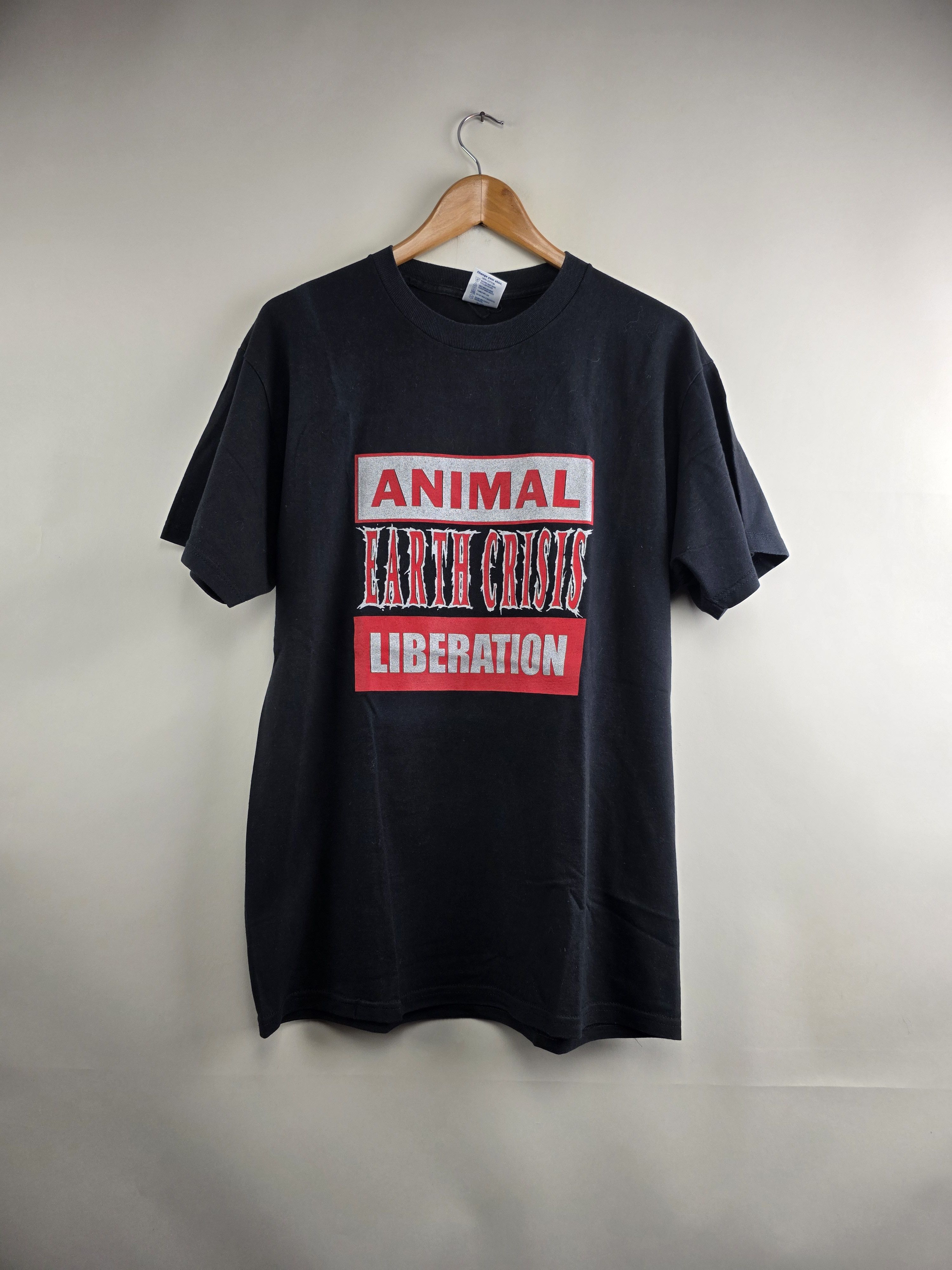 Band Tees × Vintage 90s Earth Crisis Animal Liberation Hardcore punk L Size US L / EU 52-54 / 3 - 6 Thumbnail