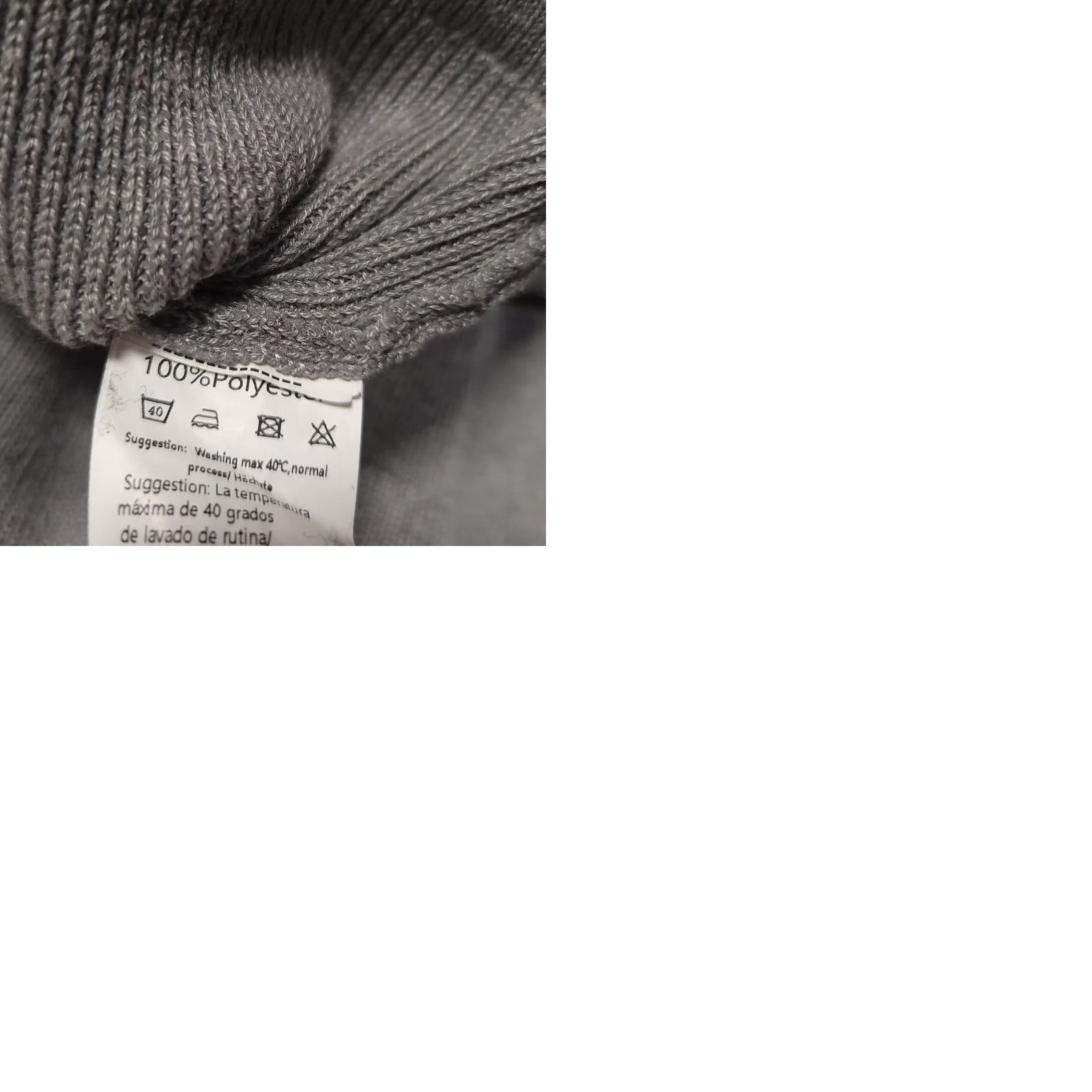 Vintage CooFandy Sweater Mens Medium Gray Ribbed 1/4 Button Long Sleeve Knit Men Slim M Gray Knit Pullover Christmas Snowflake Holiday Winter Mens Size US M / EU 48-50 / 2 - 9 Thumbnail