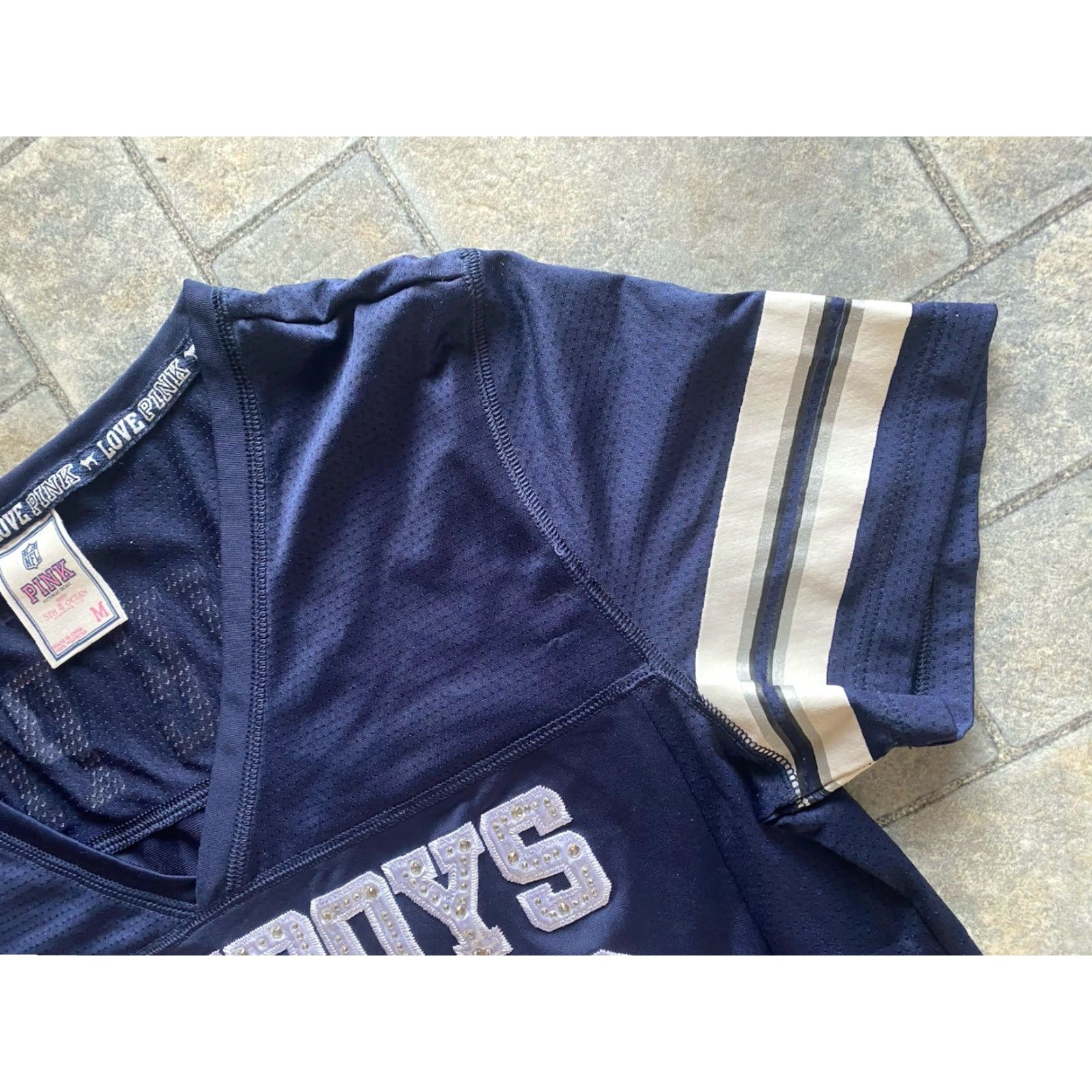Pinko PINK 5th Ocean Dallas Cowboys Blue Jersey Shirt Women M Ocean Women’s M Dallas Cowboys Blue Jersey Shirt 60 #60 Size M / US 6-8 / IT 42-44 - 5 Thumbnail