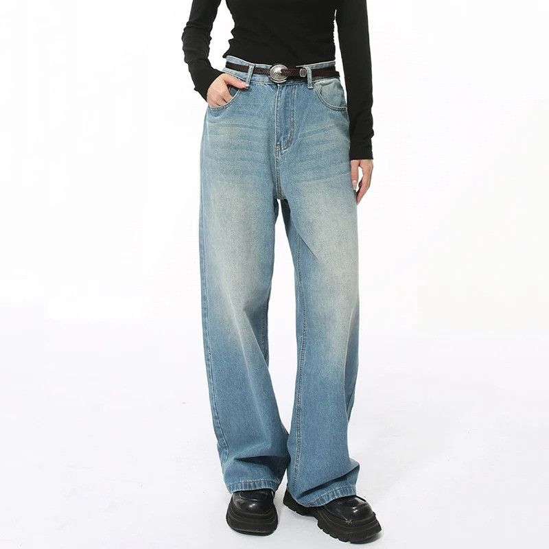 Casual Bottom Straight Denim