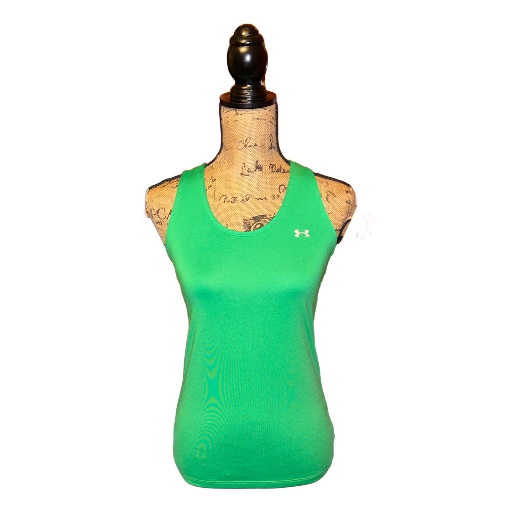 Under Armour Green Under Armour Fitted Workout Tank Top Shirt Size S Size S / US 4 / IT 40 - 1 Thumbnail