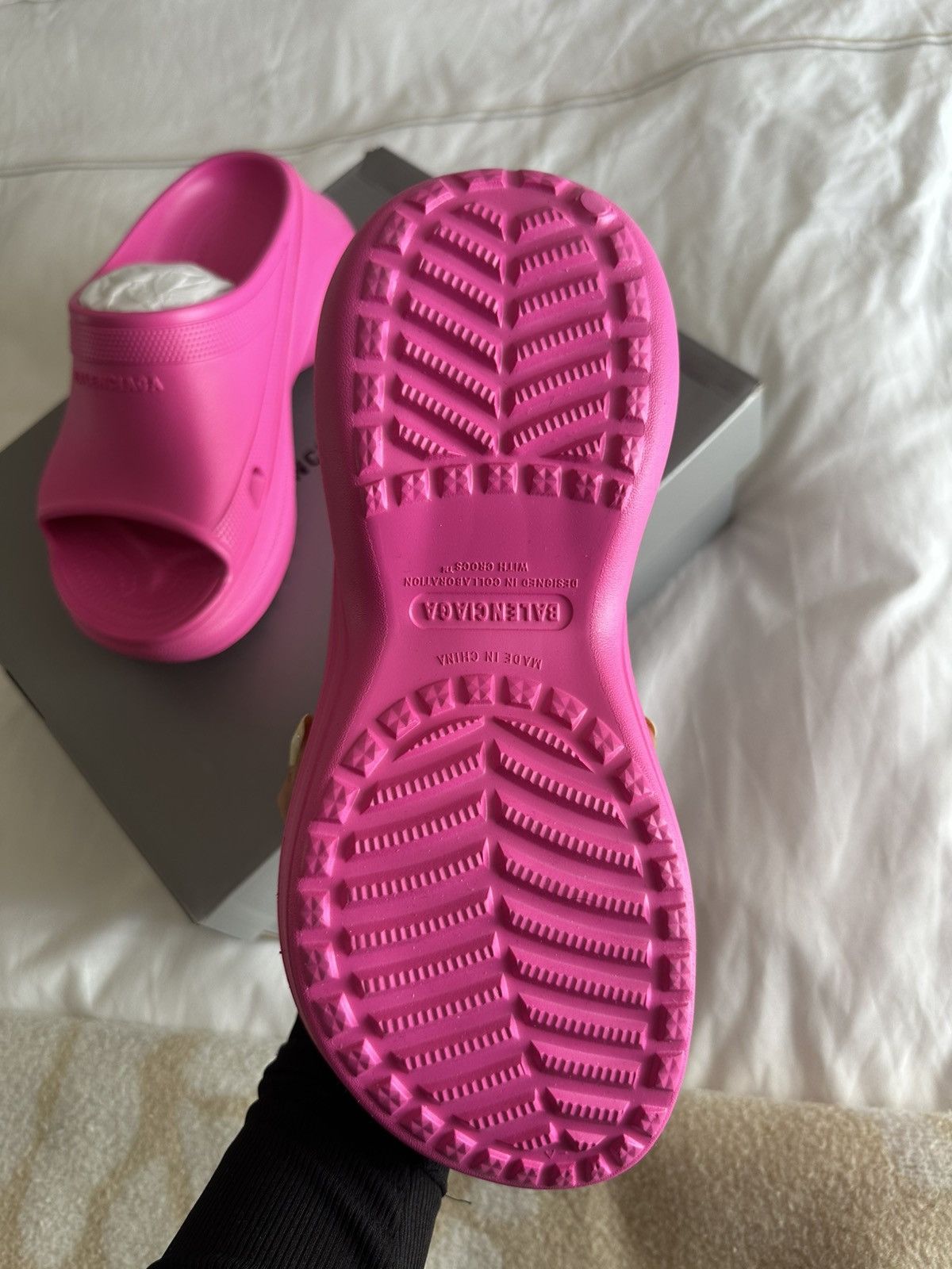 Balenciaga Balenciaga x Crocs Mules in Pink Size US 9 / IT 39 - 5 Thumbnail