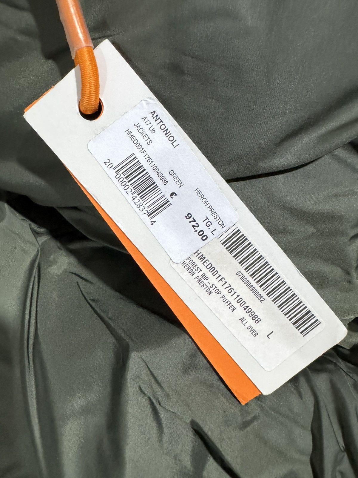Heron Preston Forest rip stop puffer Size US L / EU 52-54 / 3 - 10 Thumbnail