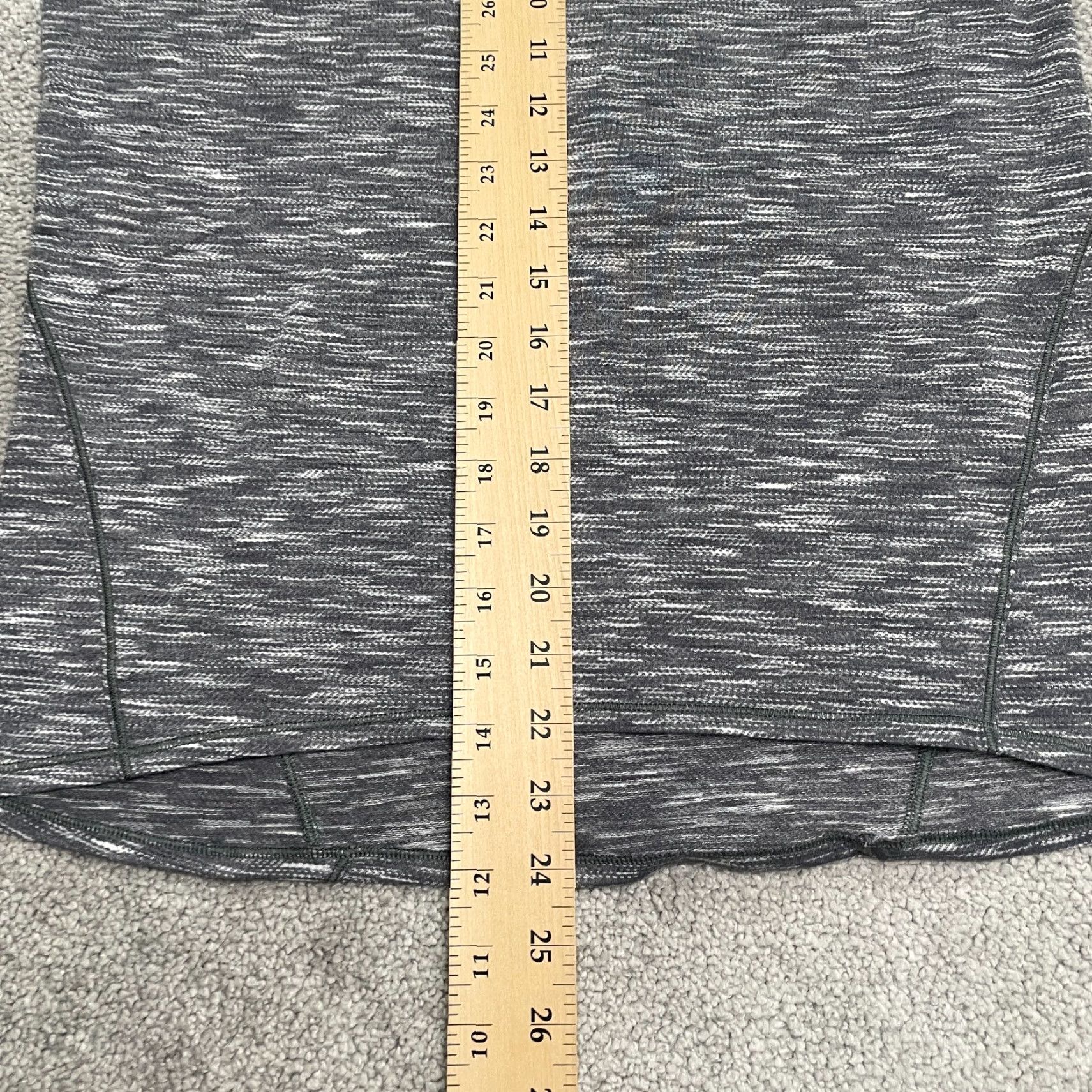 Lululemon Lululemon T-Shirt Womens 6 Heather Gray Round Neck Cap Sleeve Active Stretch Tee Size M / US 6-8 / IT 42-44 - 5 Thumbnail