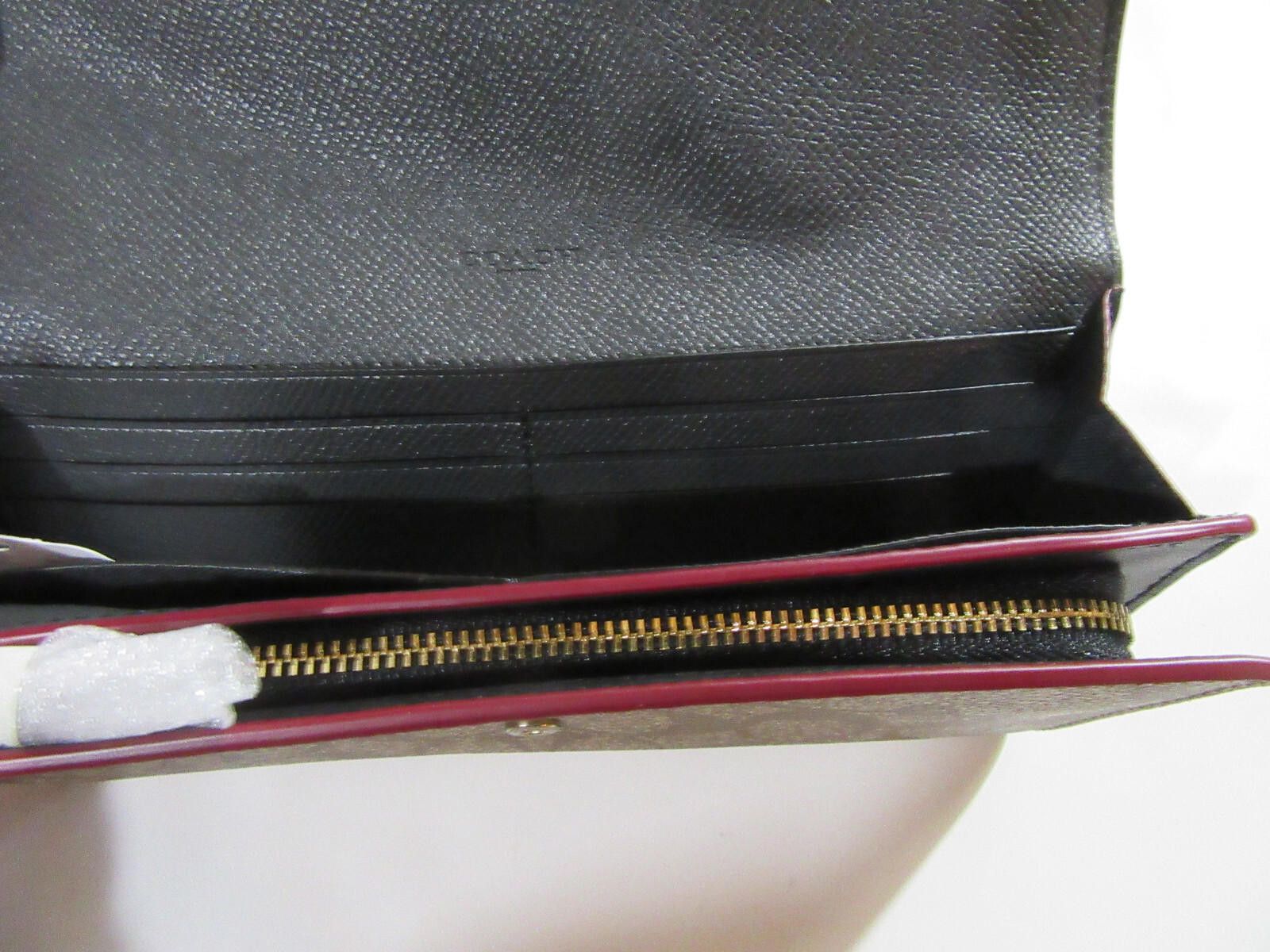 Coach Coach F24354 Signature Slim Envelope Wallet Khaki / Black Size ONE SIZE - 4 Thumbnail