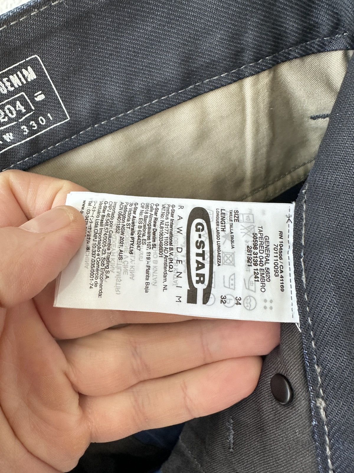 G-Star G-Star Raw 5620 Elwood Tapered Cargo Pants Size 34x32 Biker Size US 34 / EU 50 - 10 Thumbnail