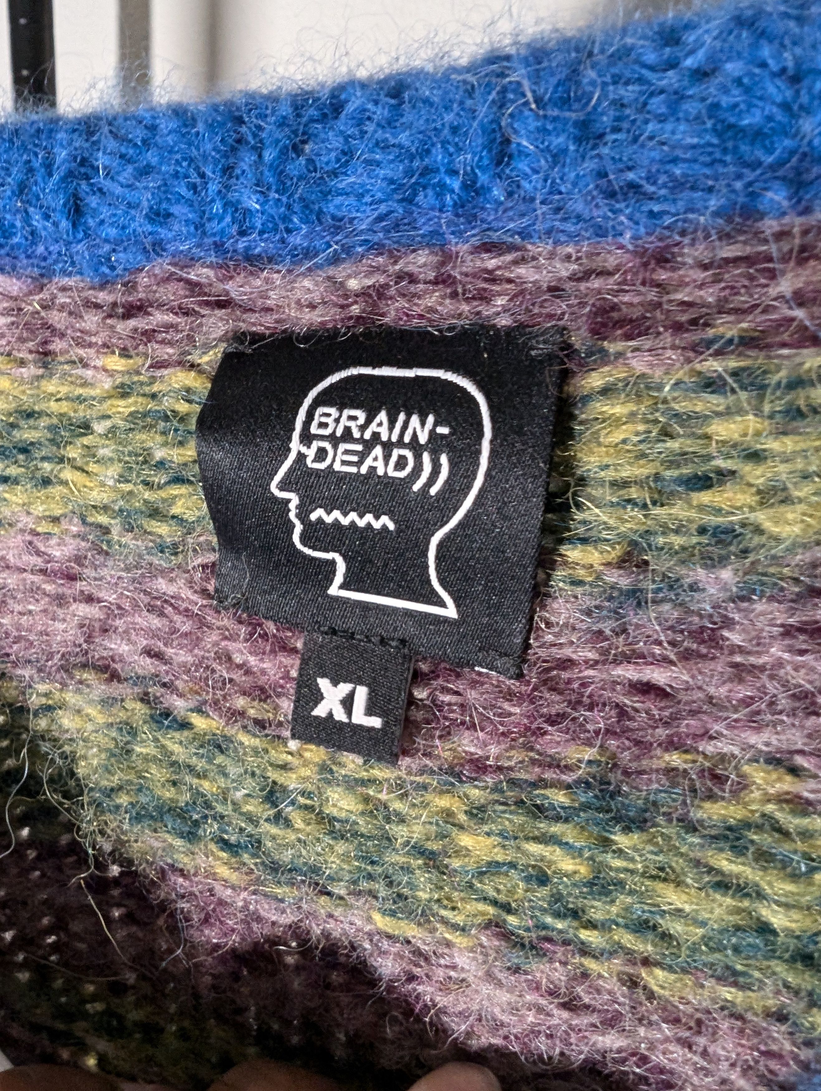 Brain Dead Brain Dead Peruvian Stripe Alpaca Knit Sweater Size US XL / EU 56 / 4 - 3 Thumbnail