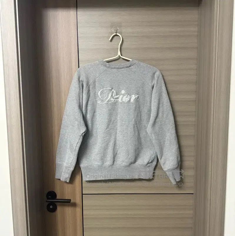 Dior Dior Women's XS Light Gray Cotton Sweatshirt . Size XS / US 0-2 / IT 36-38 - 3 Thumbnail