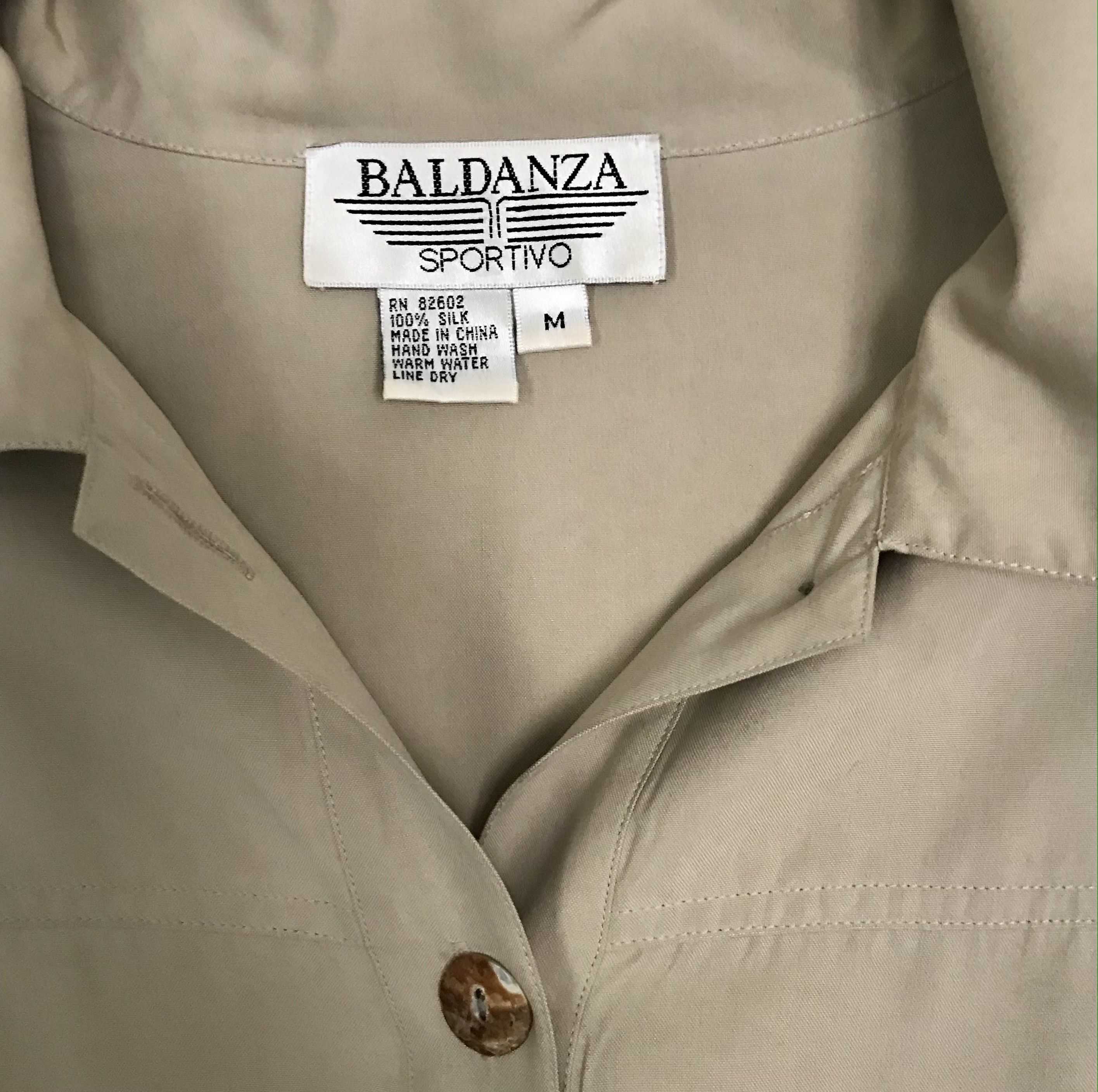 Vintage Baldanza Sportivo - Silk Jacket /w String Adjustable Waist Size M / US 6-8 / IT 42-44 - 5 Preview